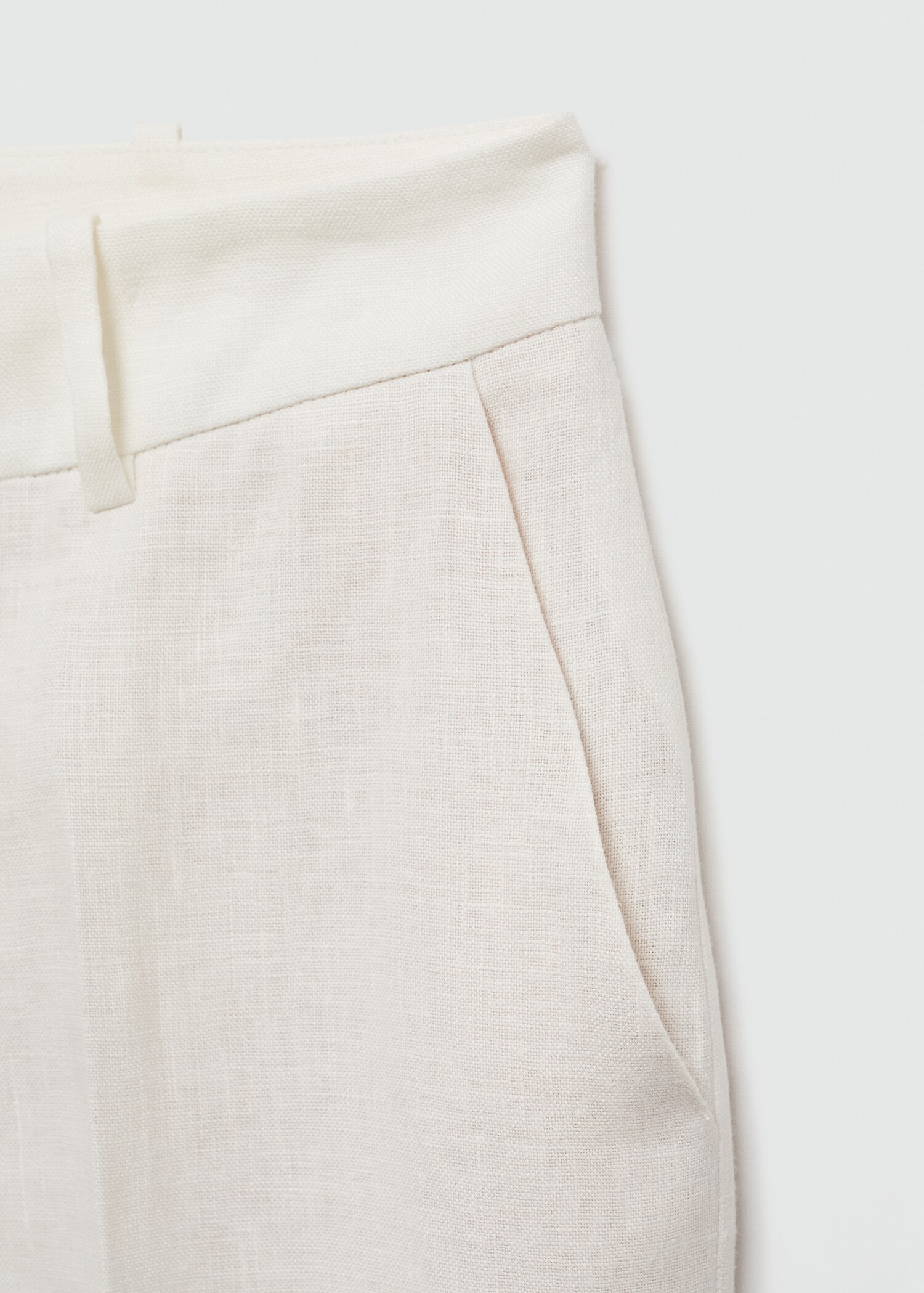 Linen suit trousers - Details of the article 0