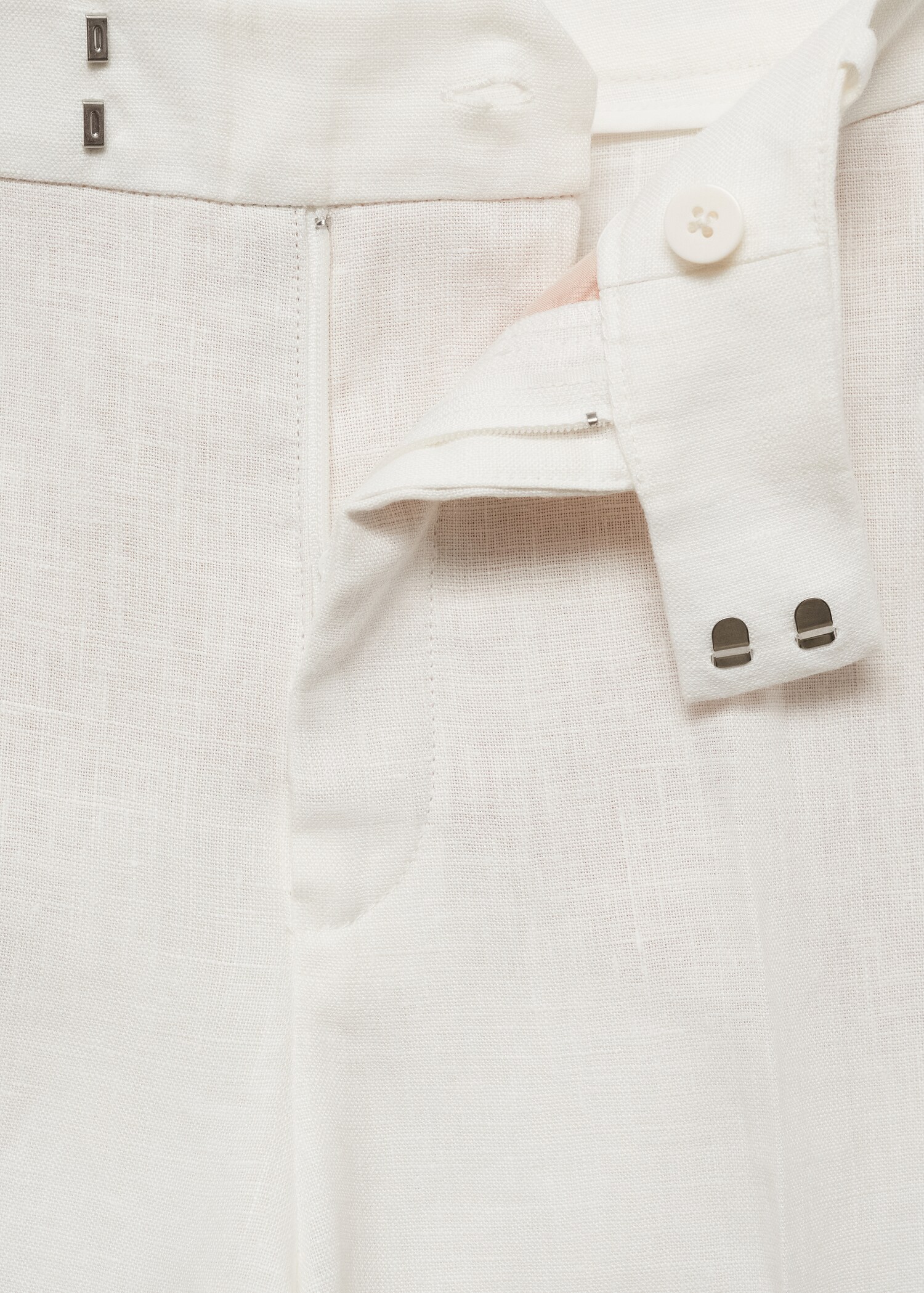 Linen suit trousers - Details of the article 8