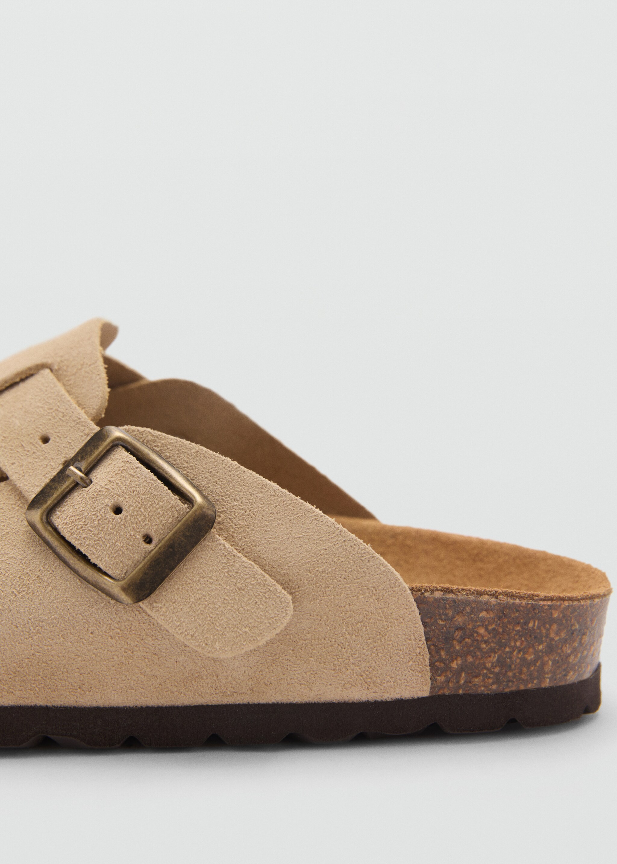 Leather clogs with buckle - Details of the article 1