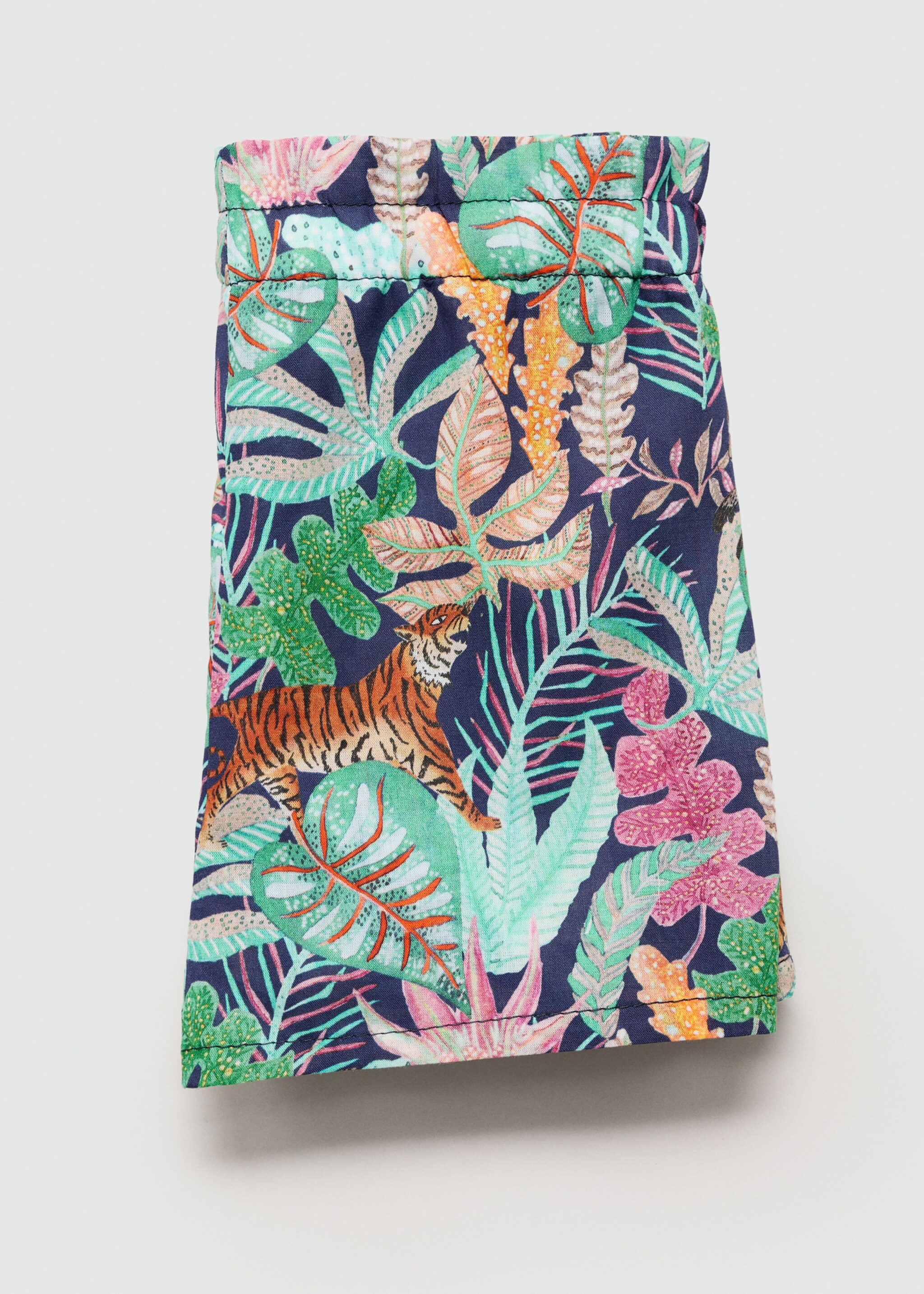Tropical-print shorts - Details of the article 0