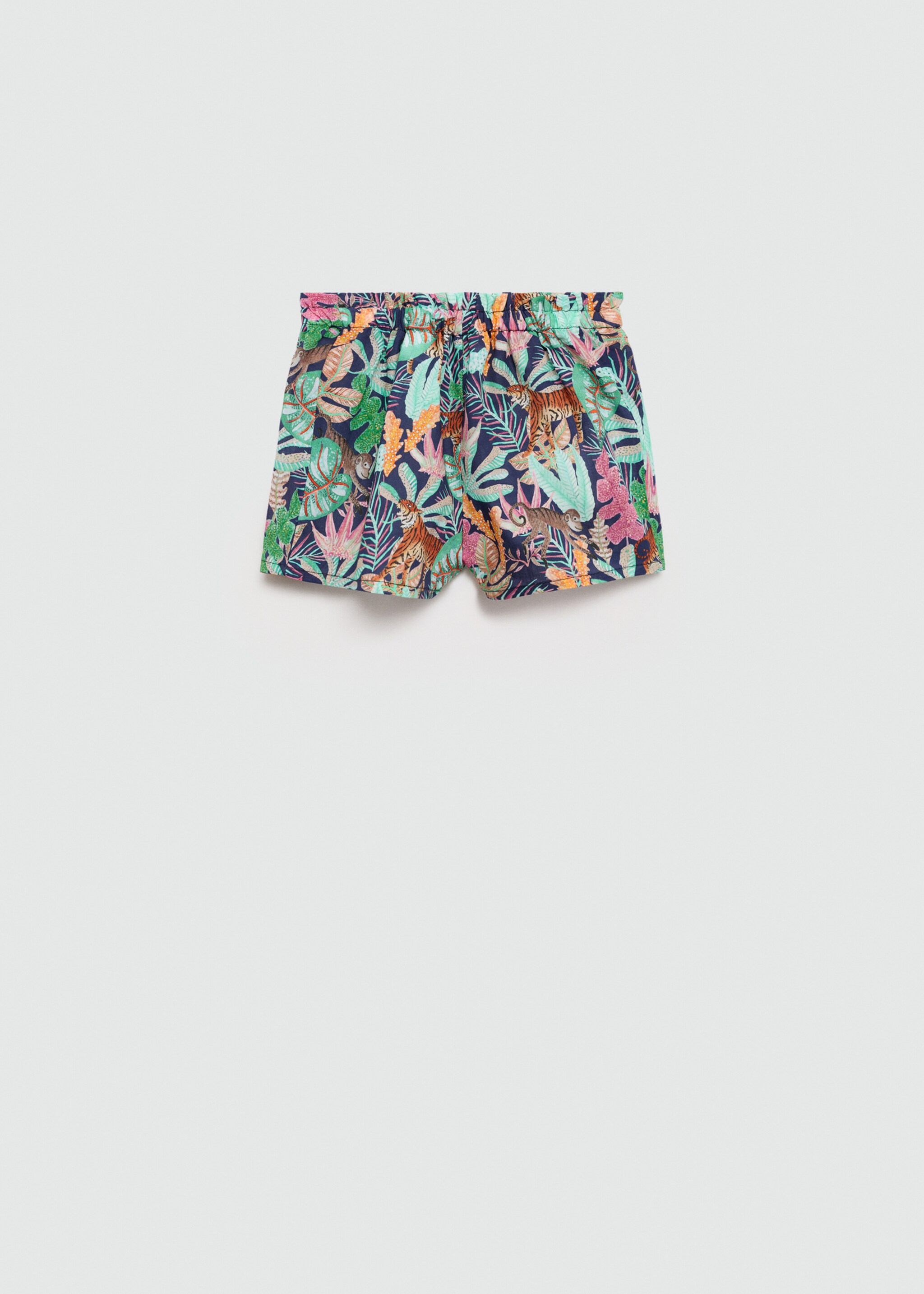 Tropical-print shorts - Reverse of the article