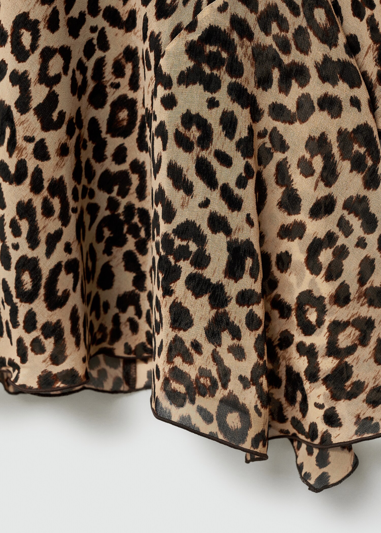 Short leopard-print dress - Details of the article 0