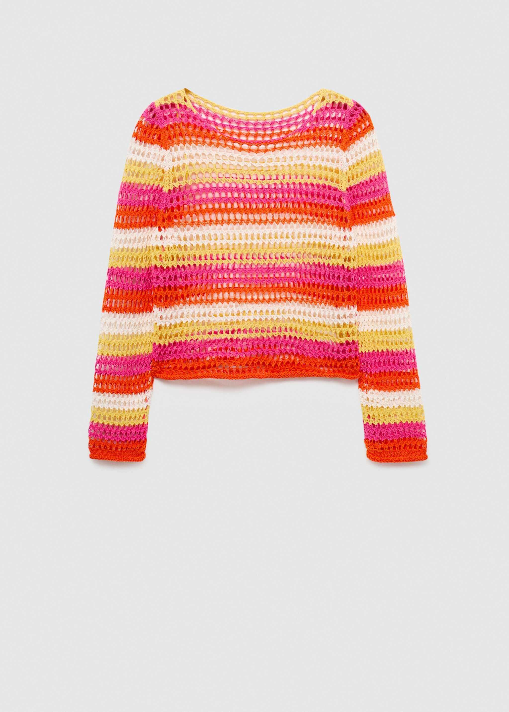 Pull-over crochet combiné - Article sans modèle