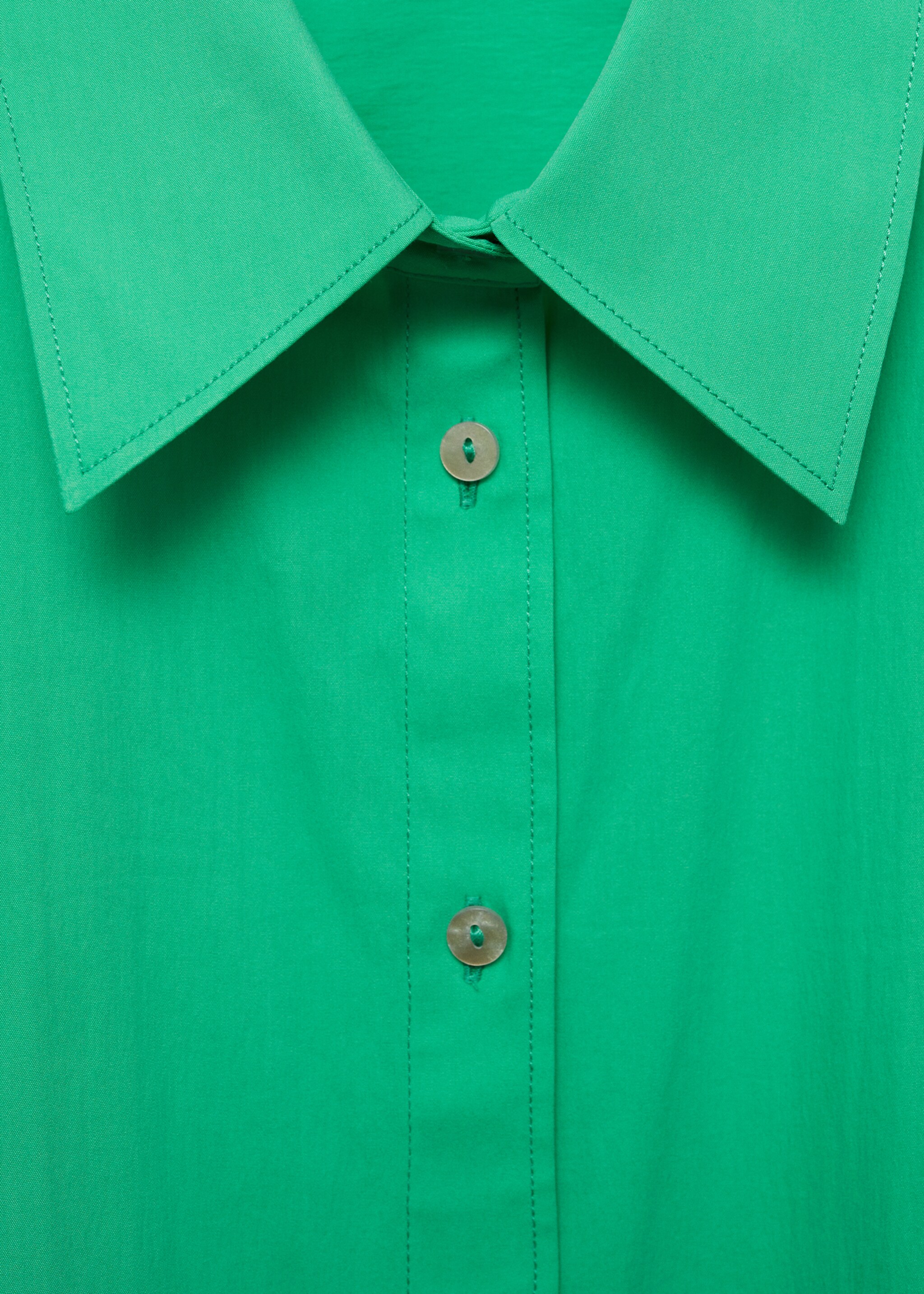 Buttoned cotton shirt - Details of the article 0