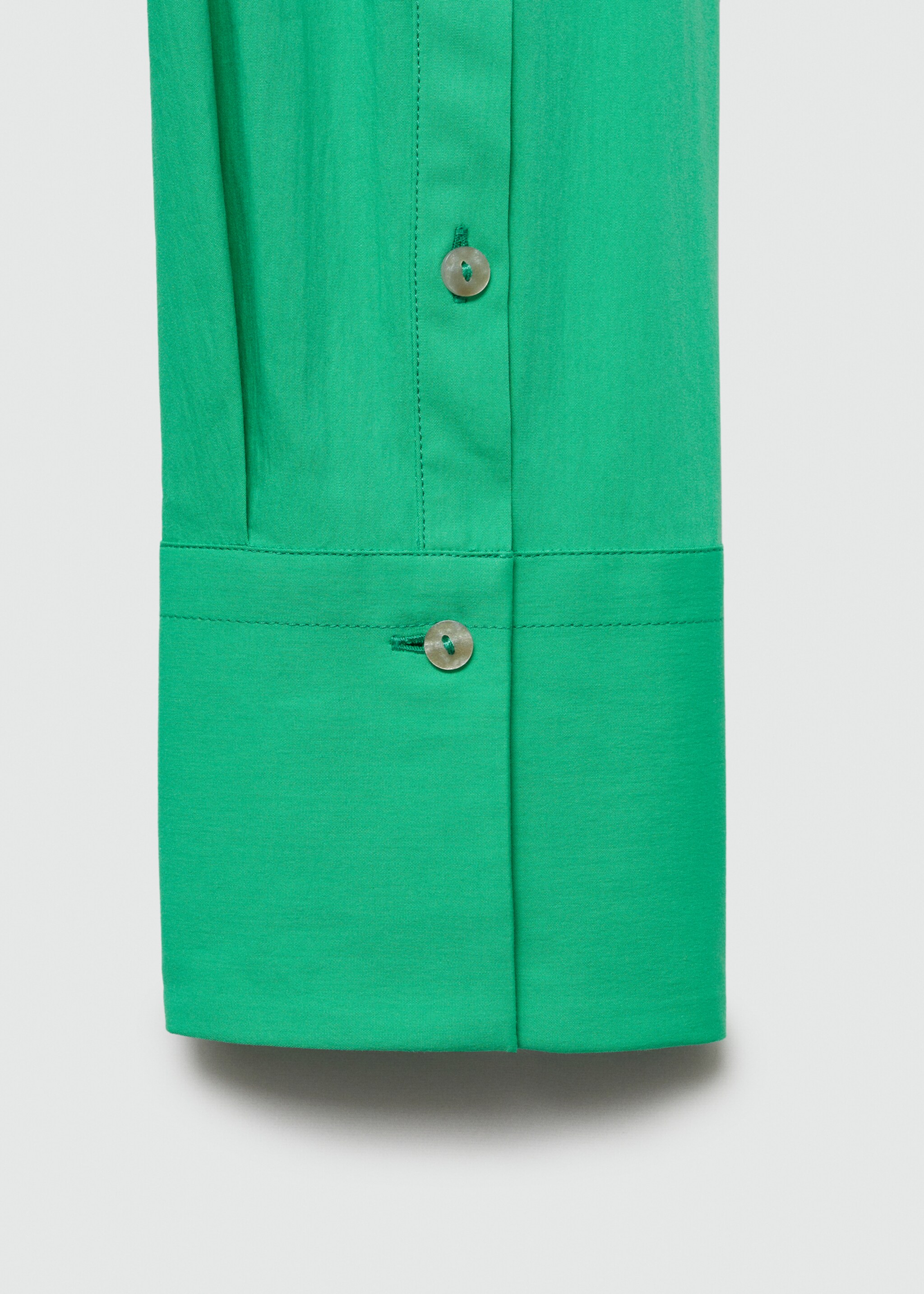 Buttoned cotton shirt - Details of the article 8