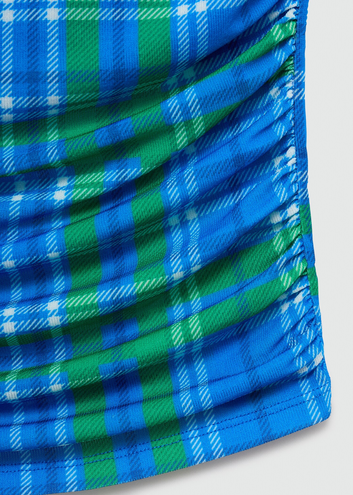 Mønstret topp med draperte detaljer - Artikkeldetalj 8
