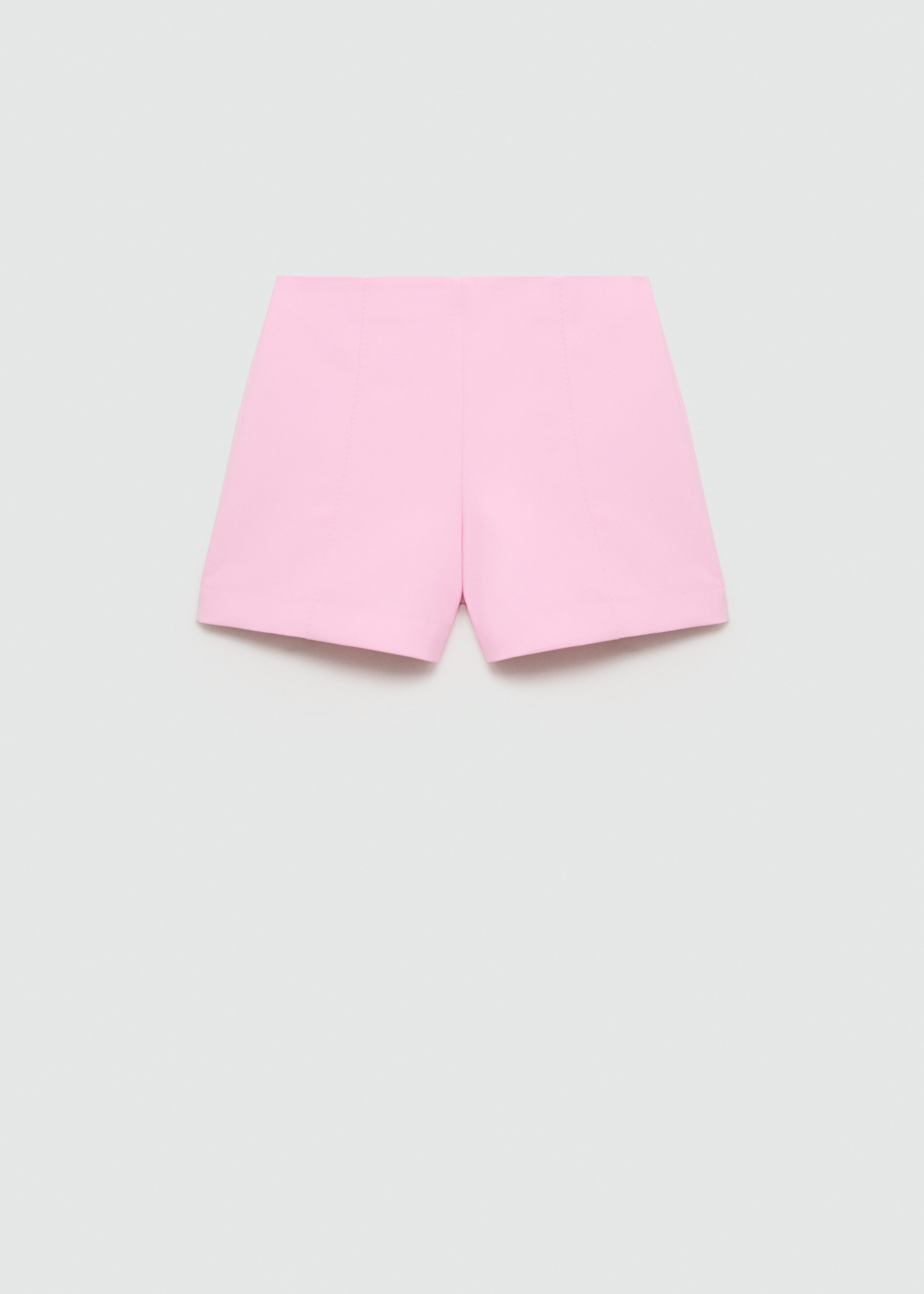 Straight mid-rise shorts - Article without model