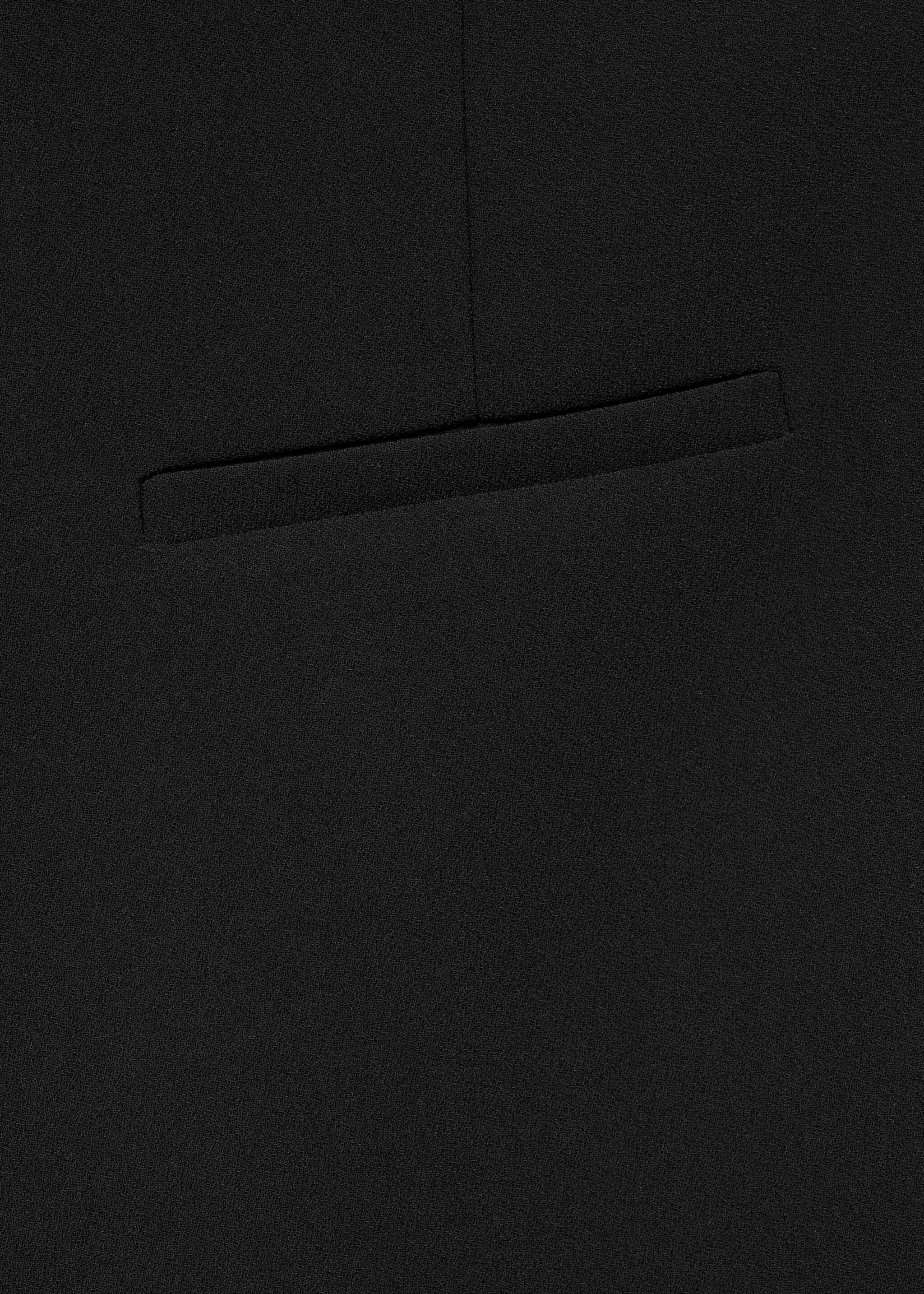 Straight mid-rise shorts - Details of the article 0