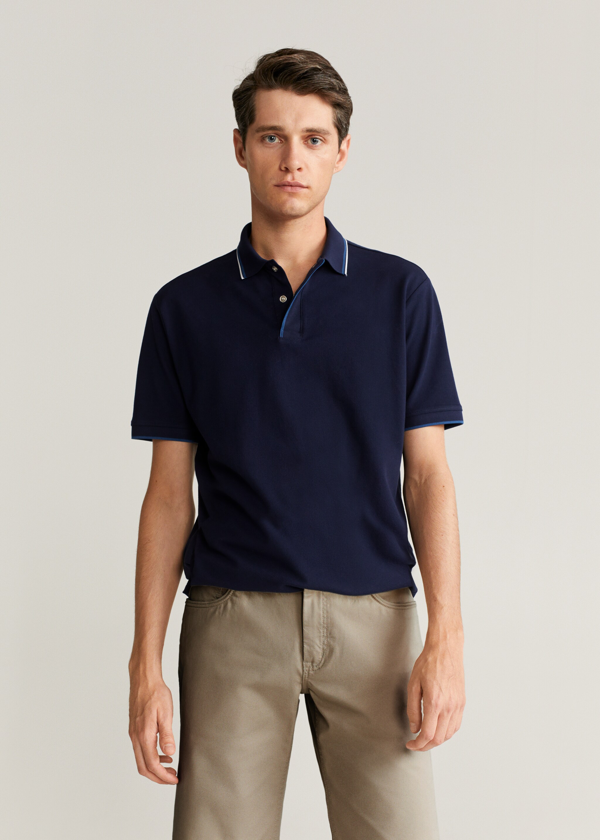 Bermudas algodón bolsillos - Plano medio