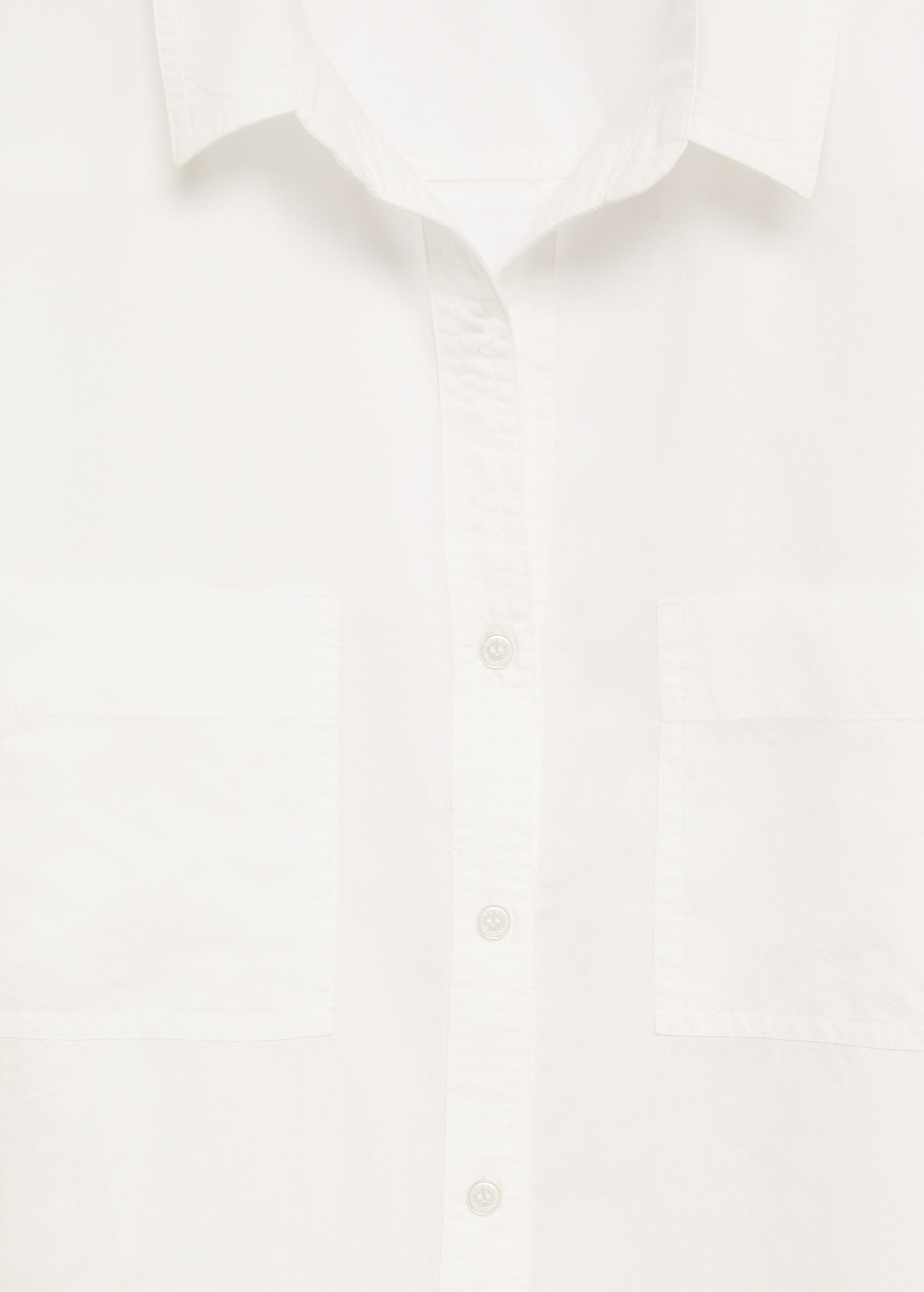 Contrasting cotton-blend shirt - Details of the article 8