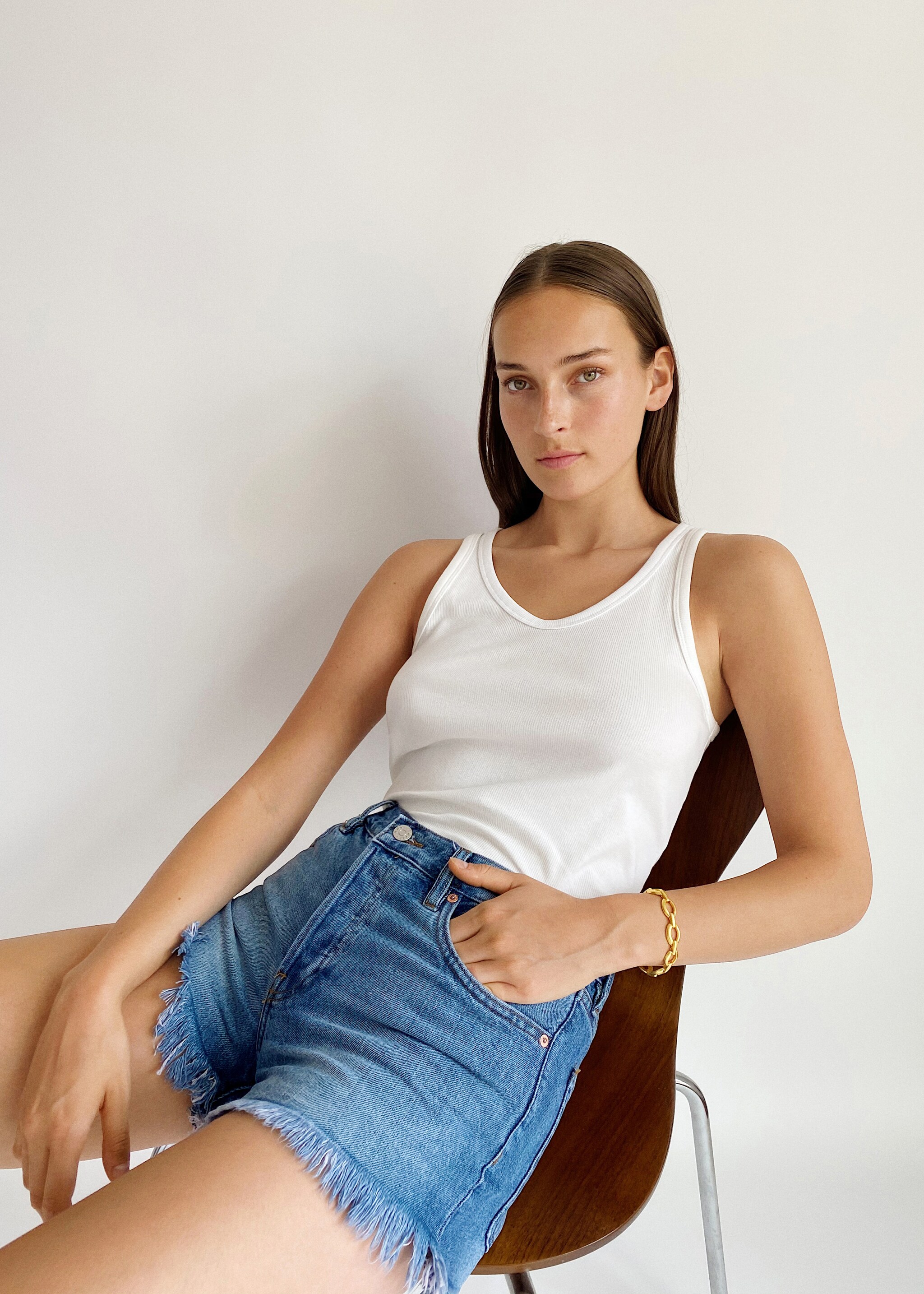 Short denim bajo deshilachado - Detalle del artículo 7