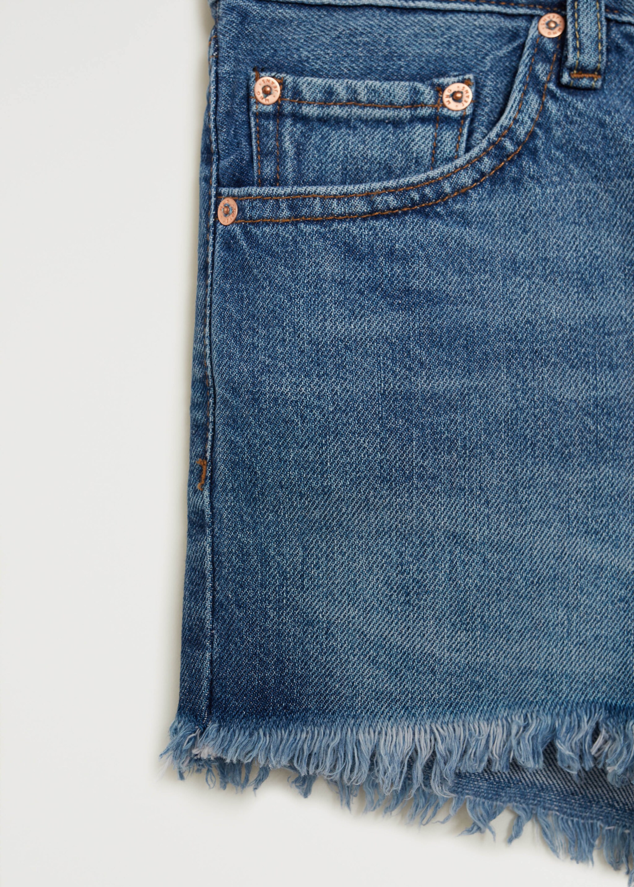 Short denim bajo deshilachado - Detalle del artículo 8