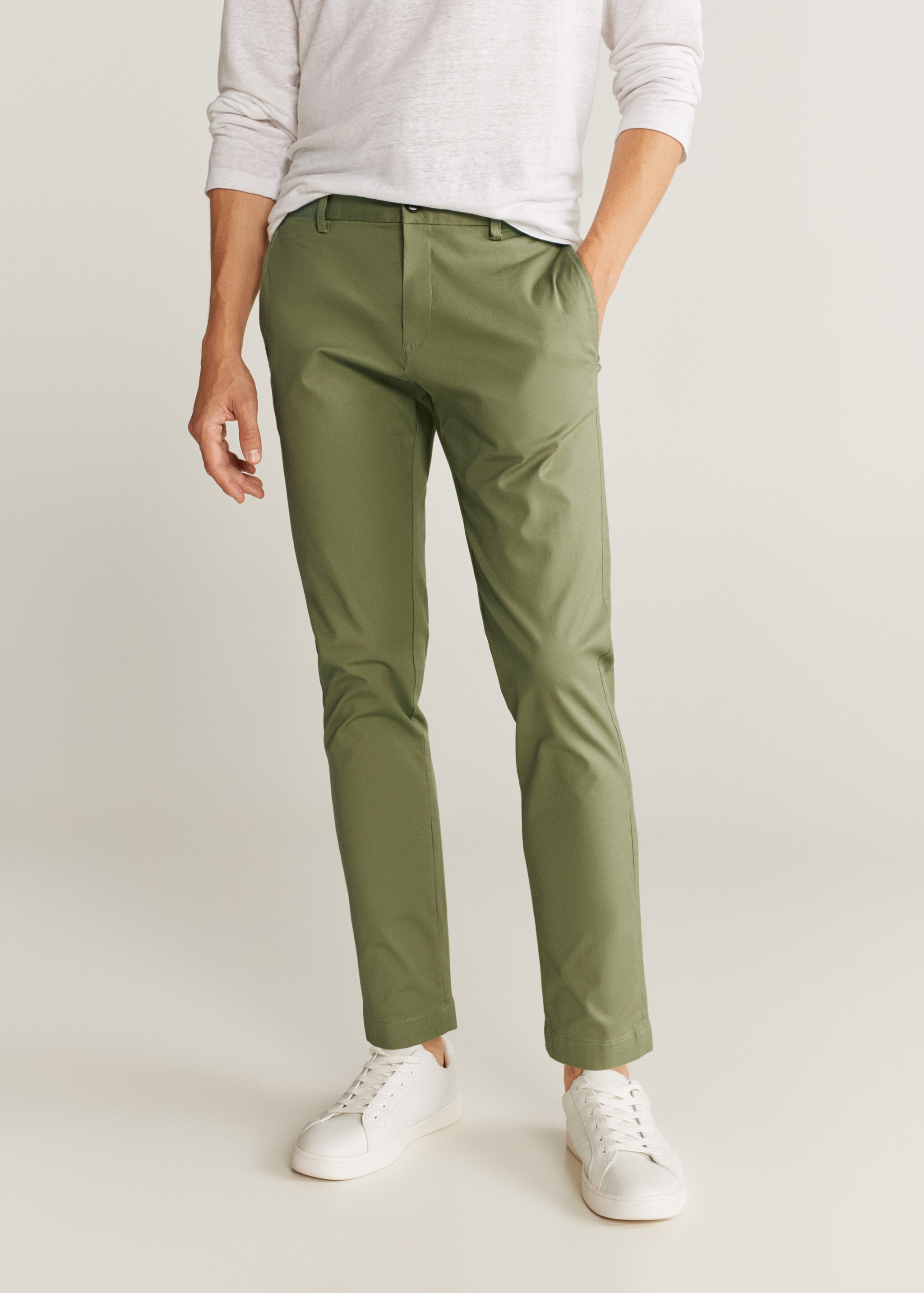 Pantalons tapered fit crop - Pla mig