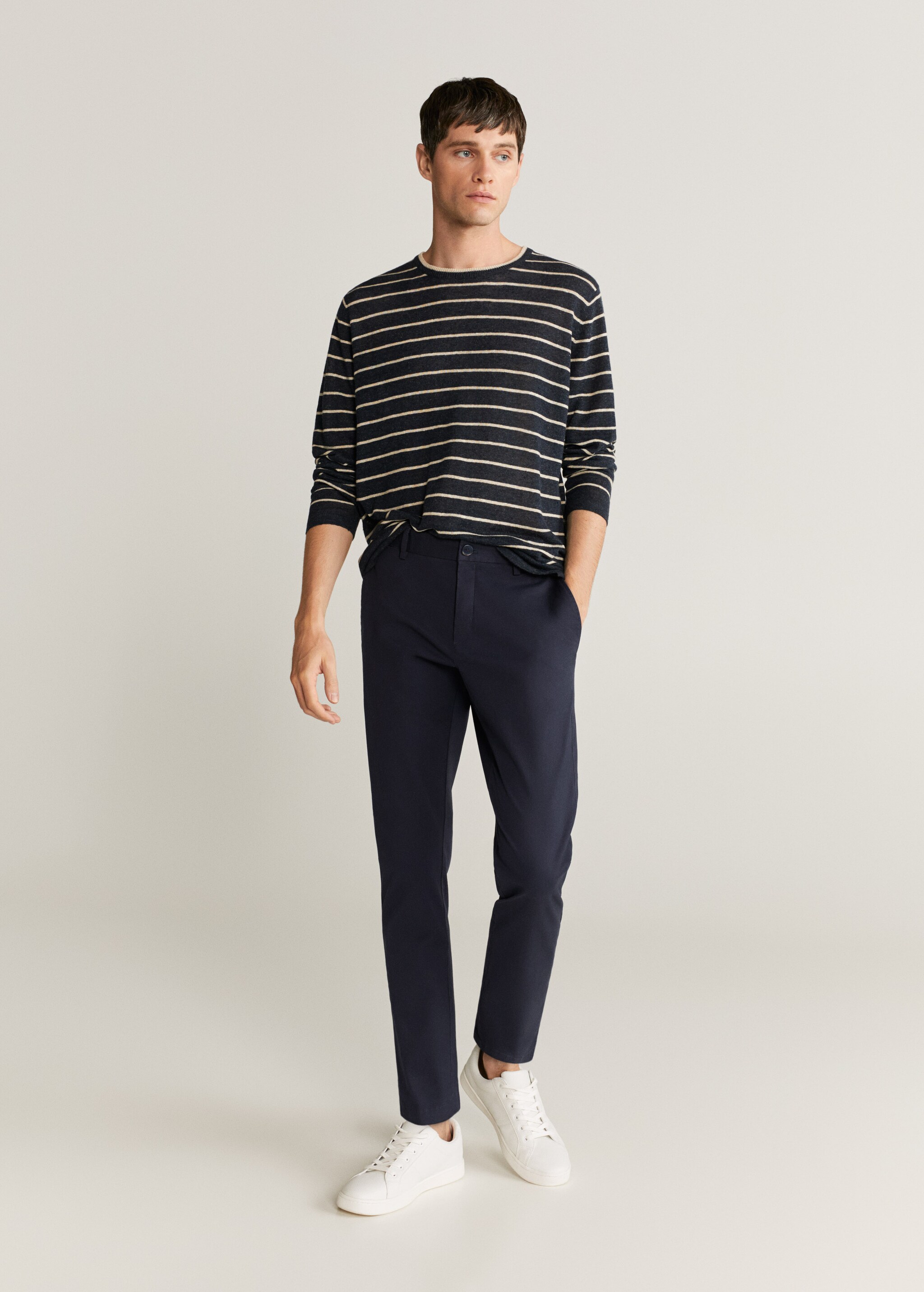 Pantalons tapered fit crop - Pla mig