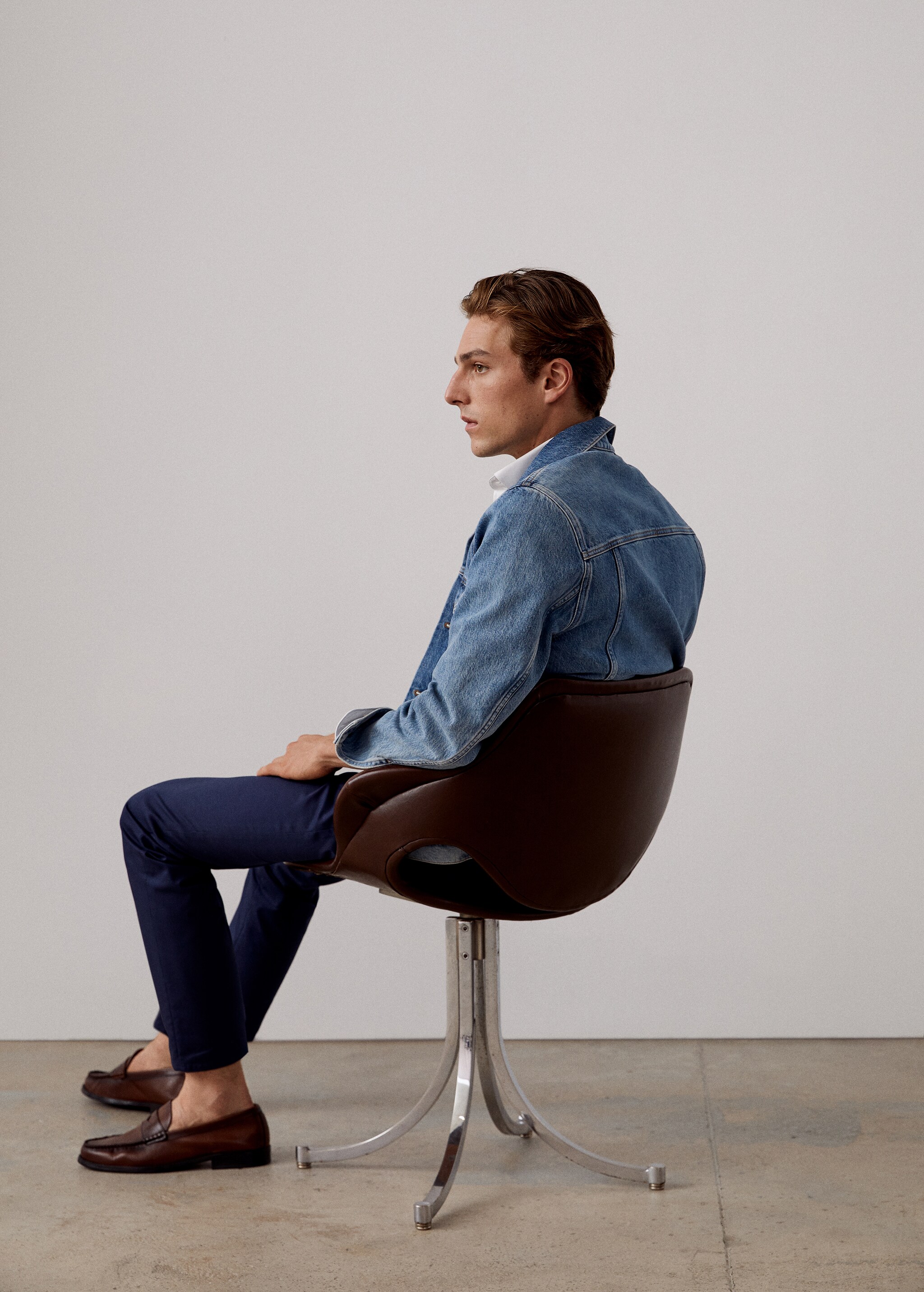 Pantalons tapered fit crop - Detall de l'article 6