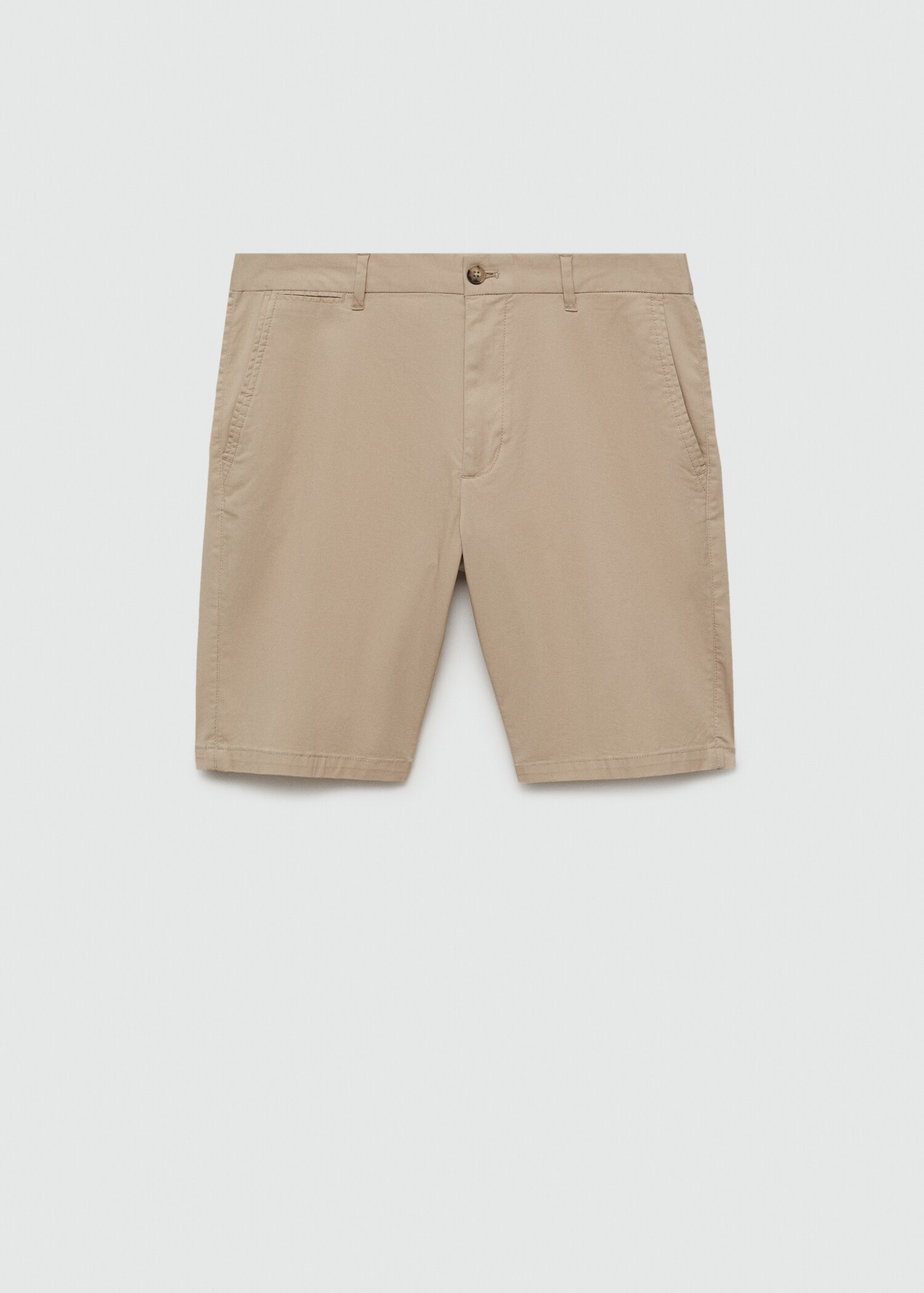Slim-Fit-Bermudashorts im Chino-Stil aus Baumwolle - Artikel ohne Model