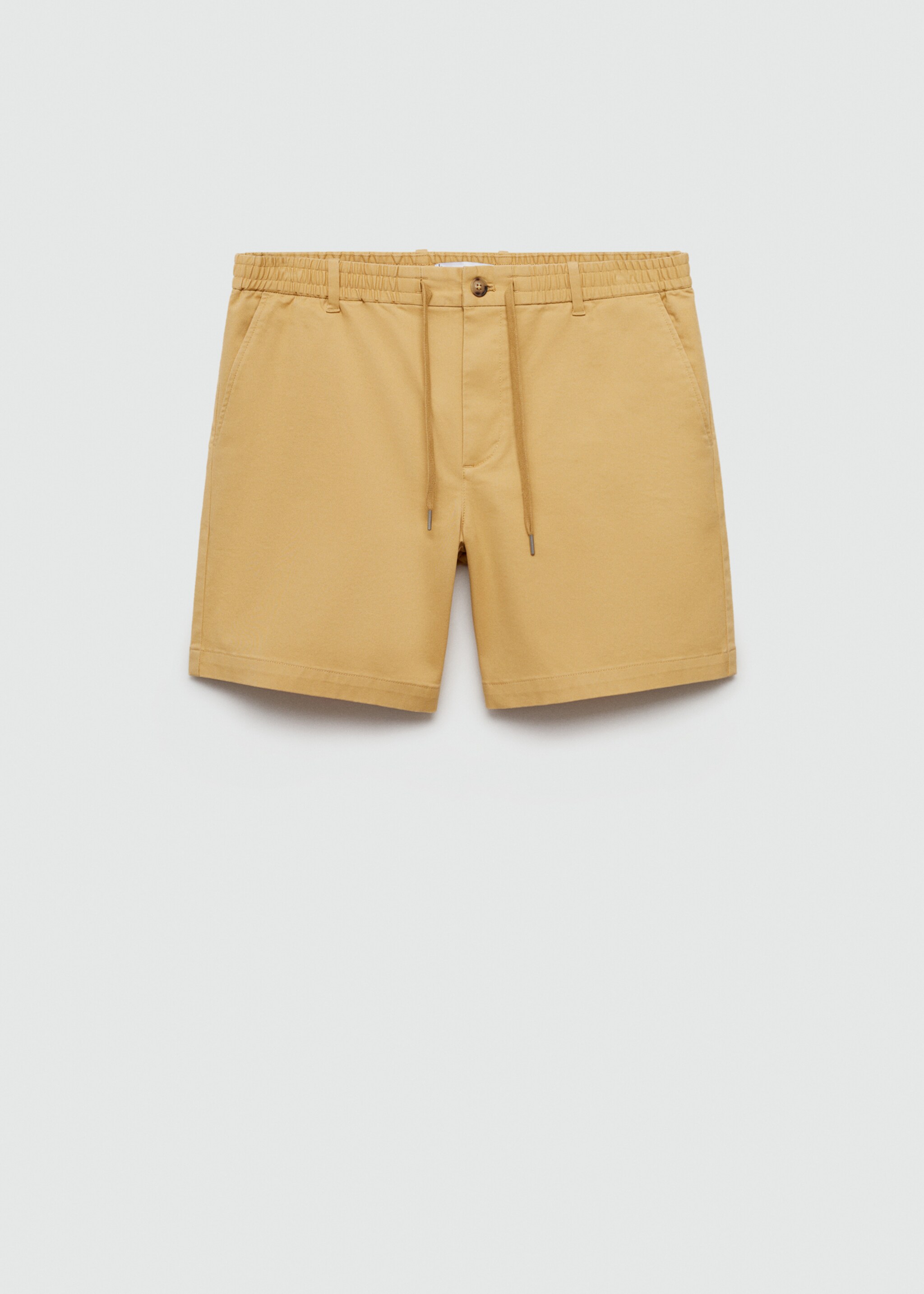 Cotton shorts with drawstring - Article without model