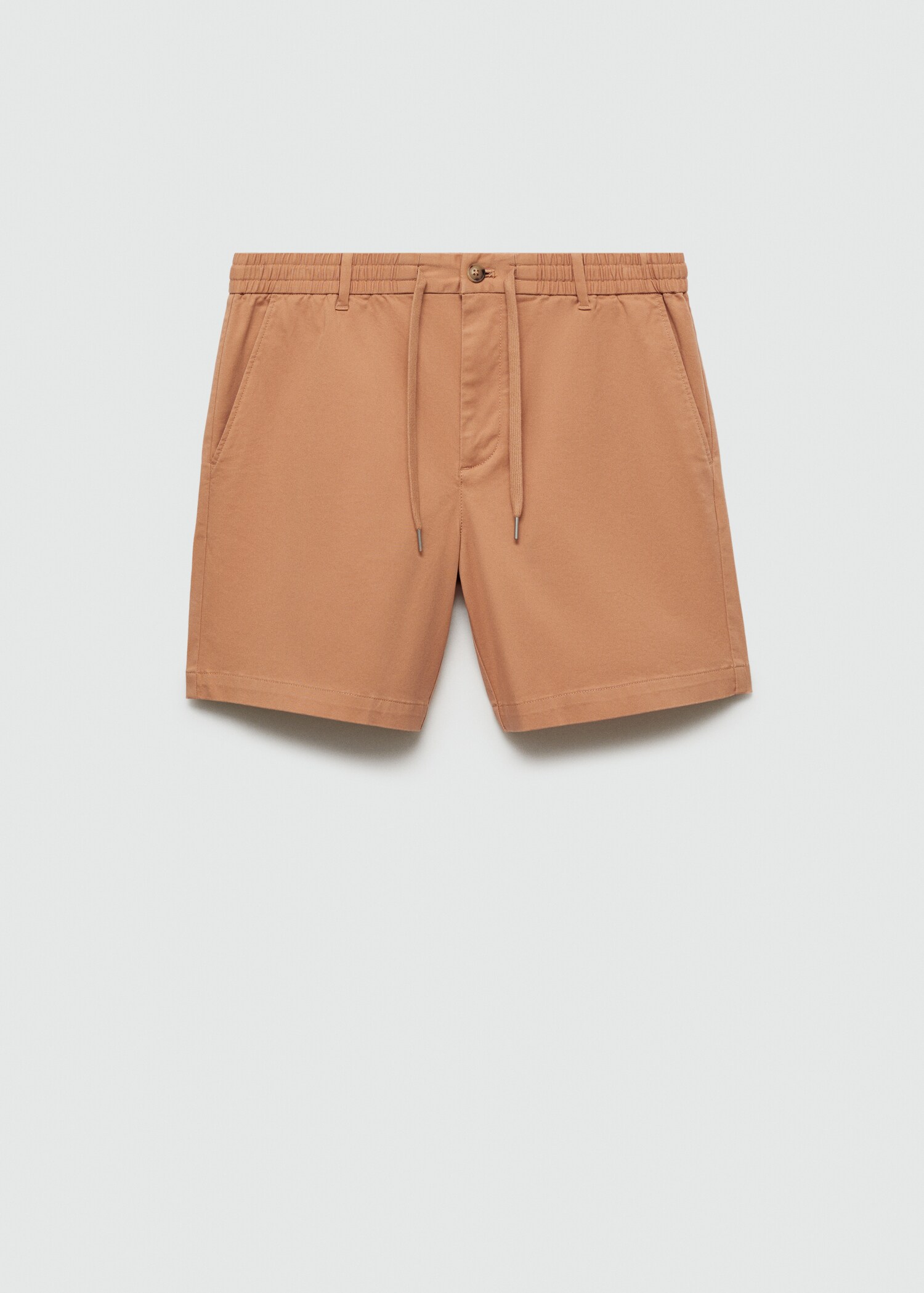 Cotton shorts with drawstring - Article without model