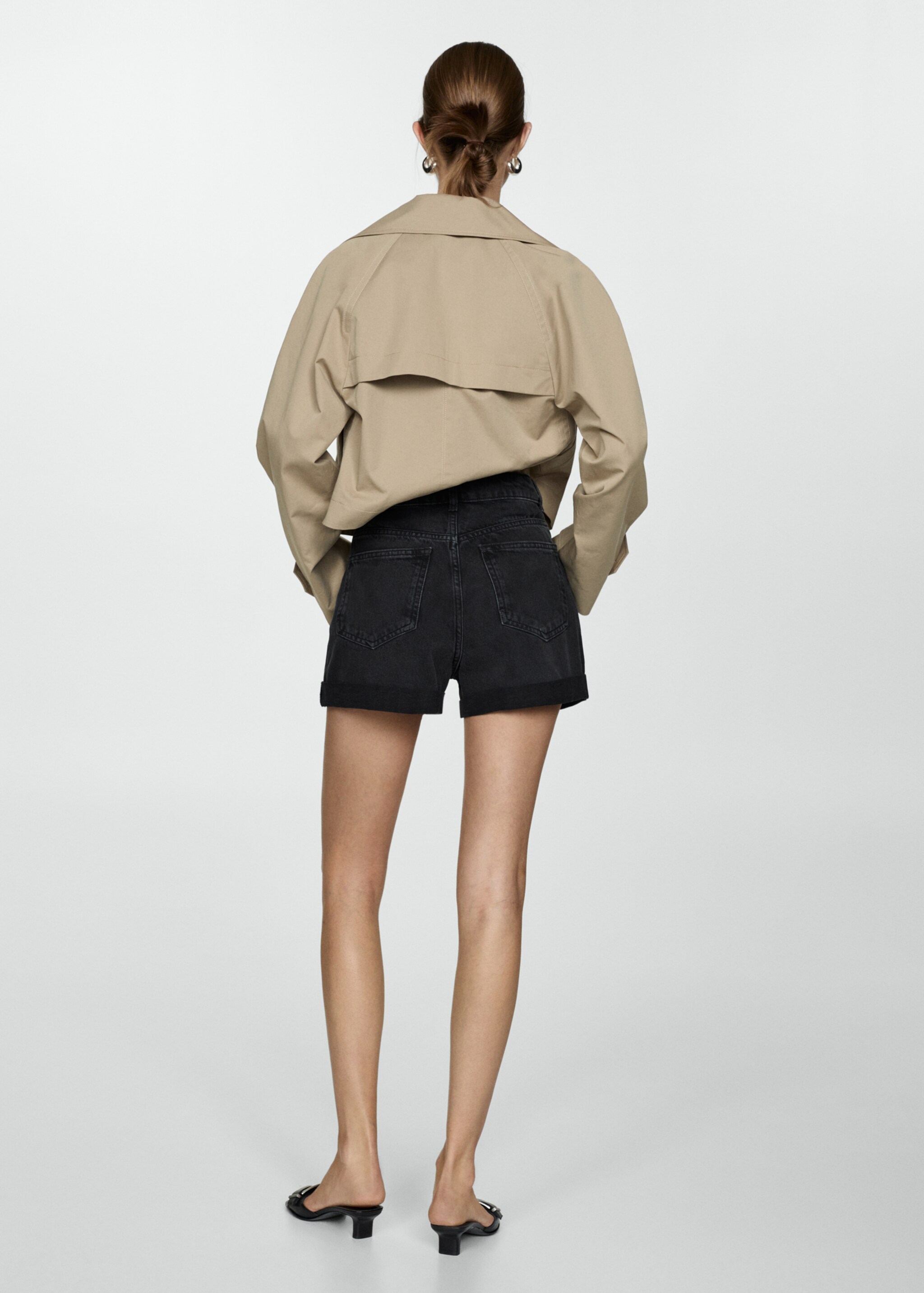 Short jean mom-fit - Verso de l’article