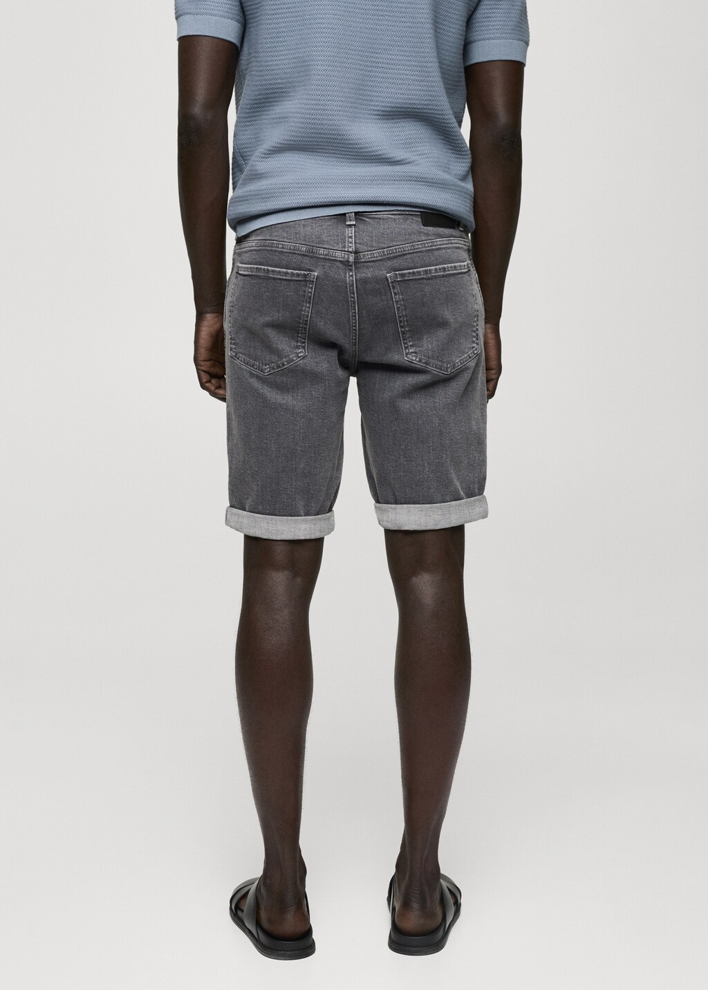 【BAON】Marmorong raw denim bermuda pants Momotaro Jeans Men's Loose Fit Jeans #100 14.7oz. Zimbabwean