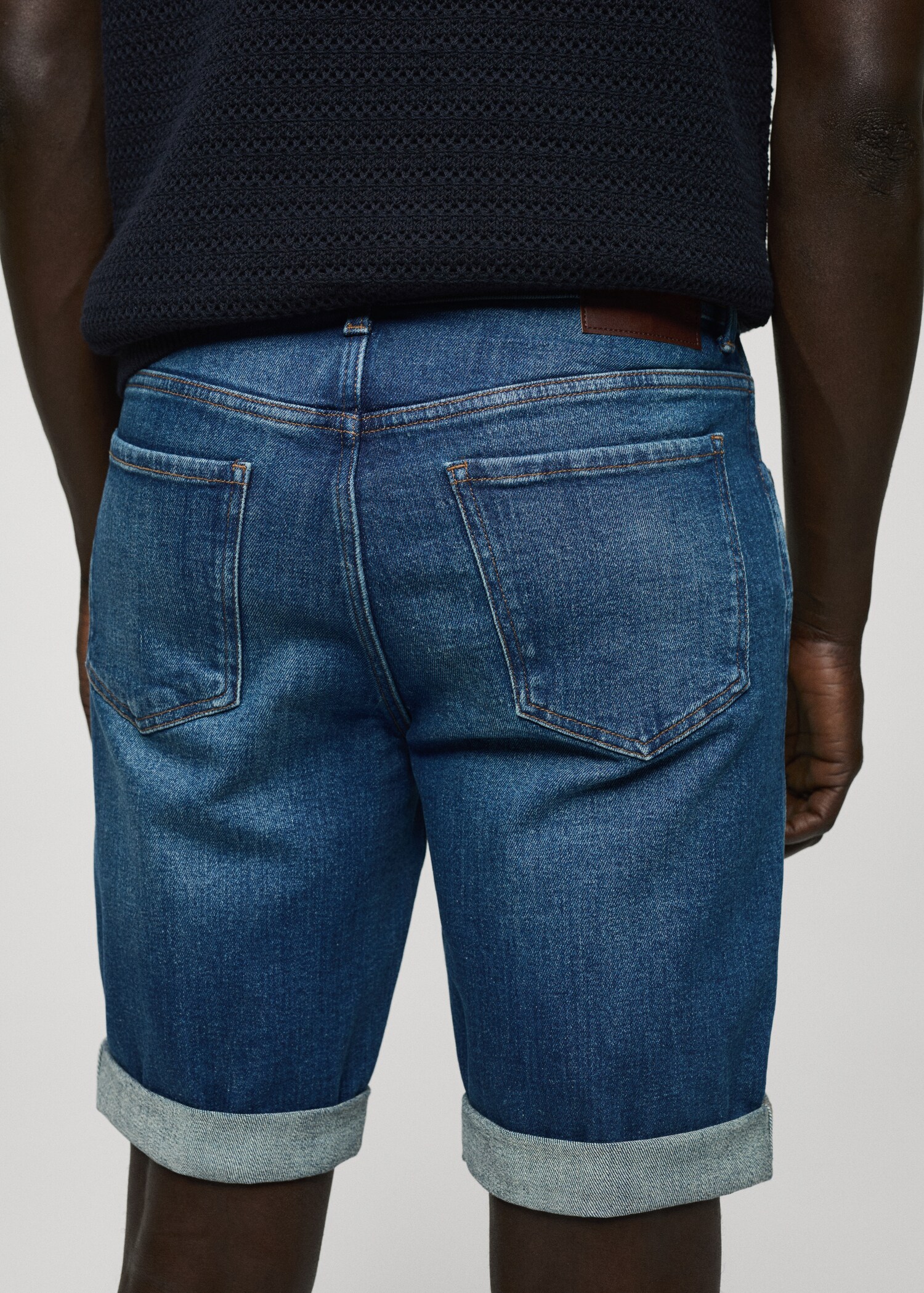 Slim Fit-Jeans-Bermudashorts - Detail des Artikels 6