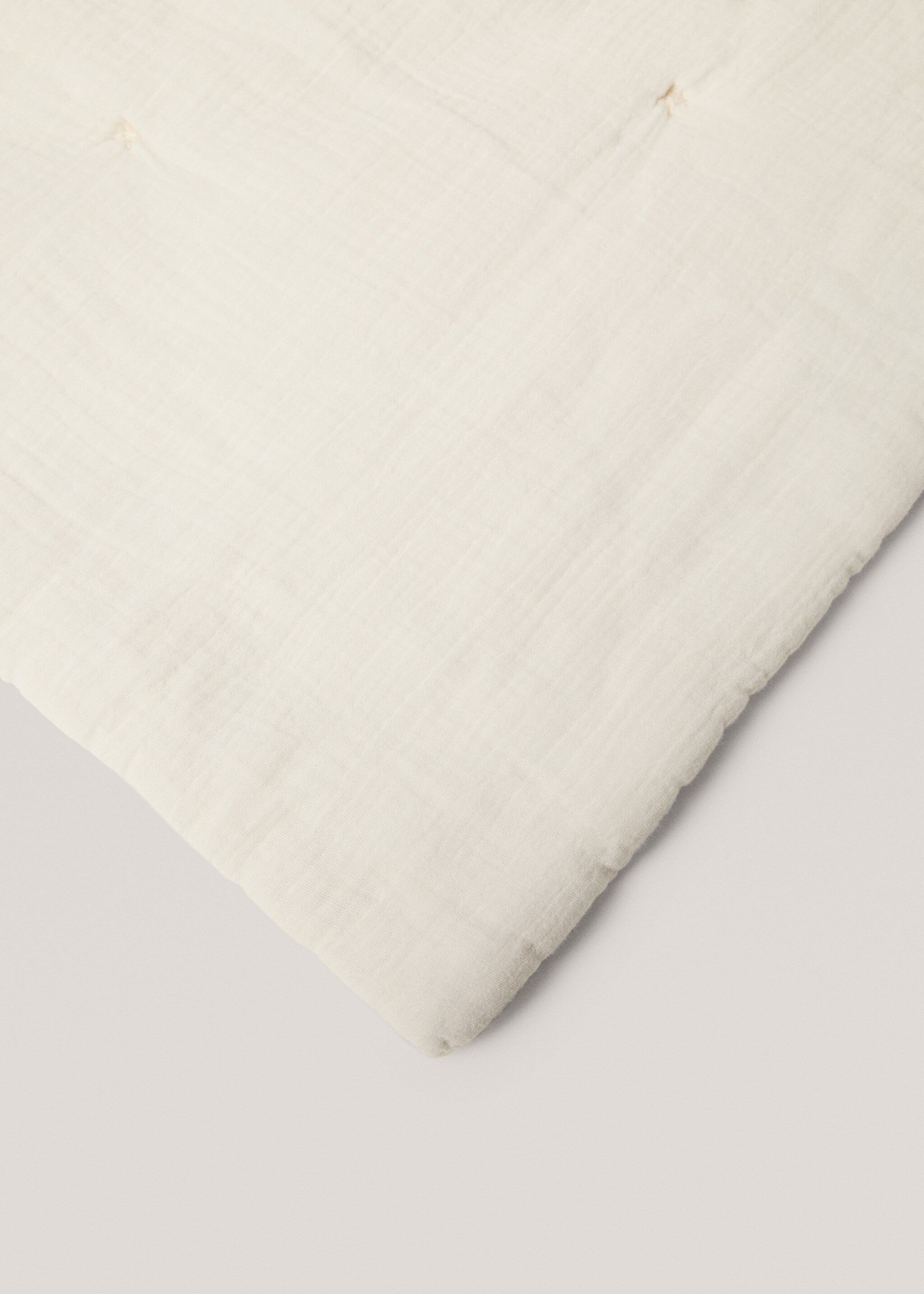 Edredó 100% cotó textura - Detall de l'article 1, Gris clar/pastel. Ref: 77040581-00.