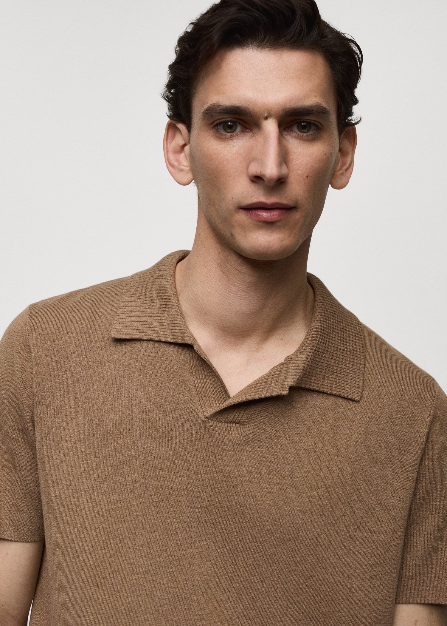 Polo maille coton texturé - Détail de l'article 1
