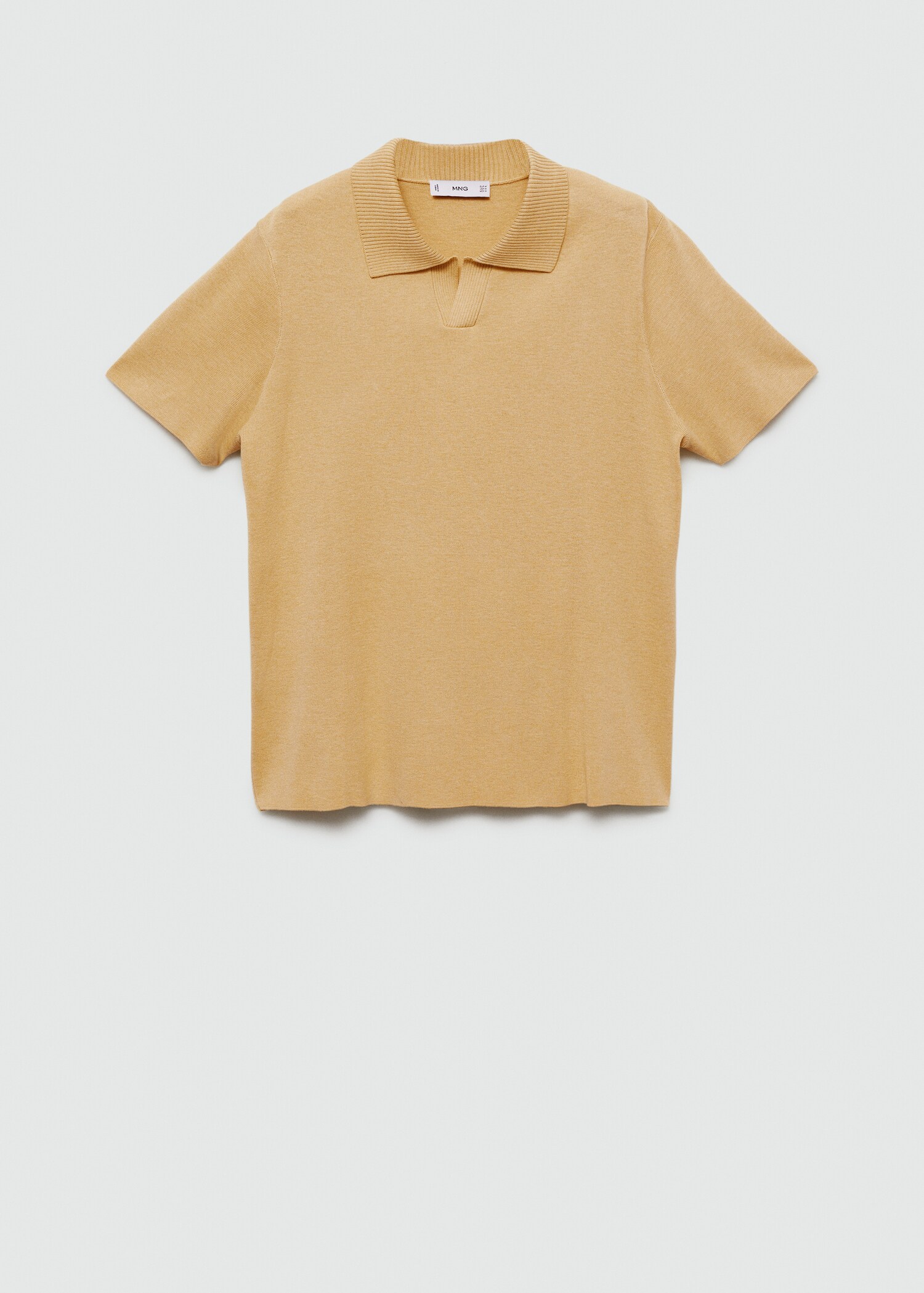 Polo maille coton texturé - Article sans modèle