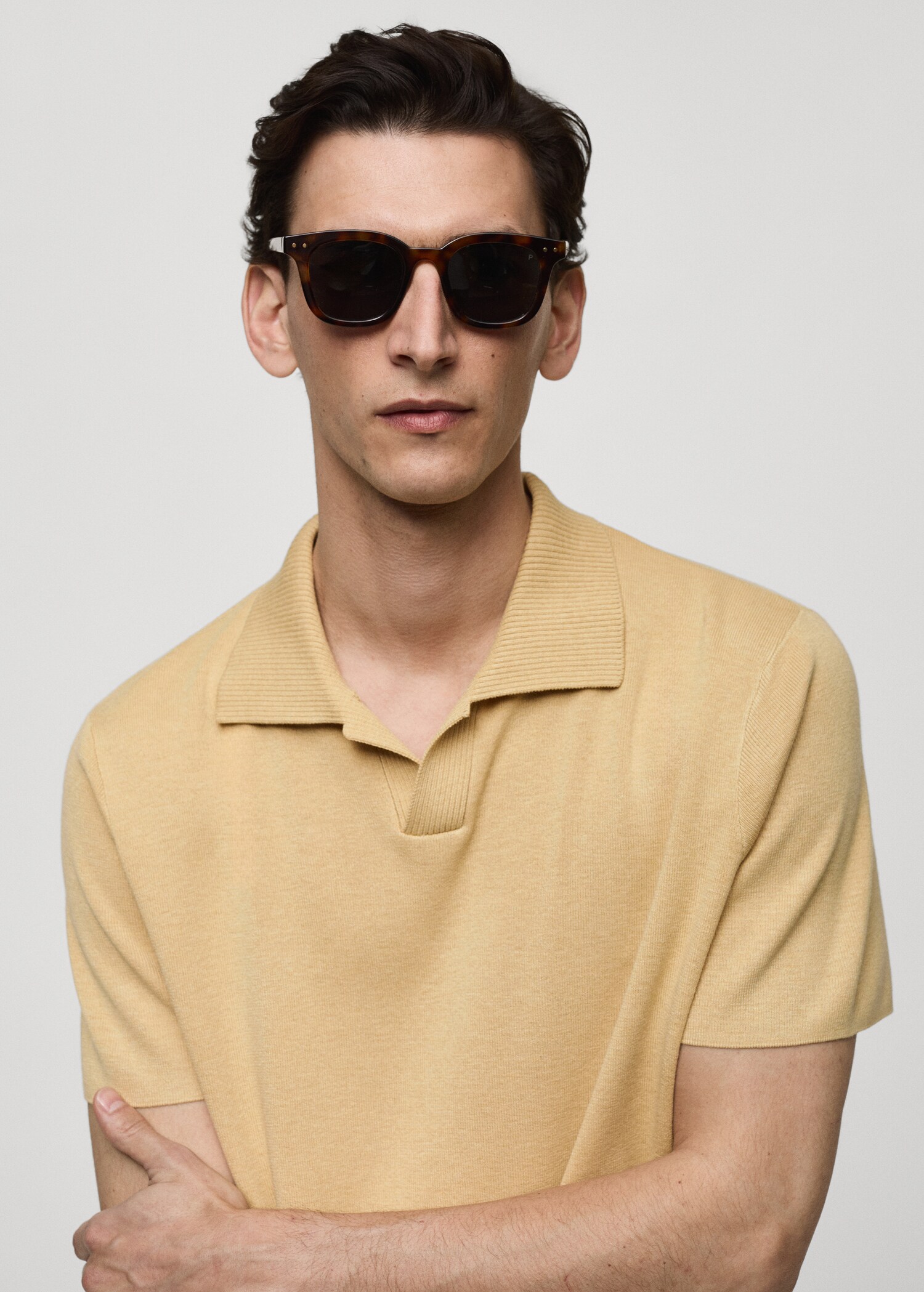 Polo maille coton texturé - Détail de l'article 1