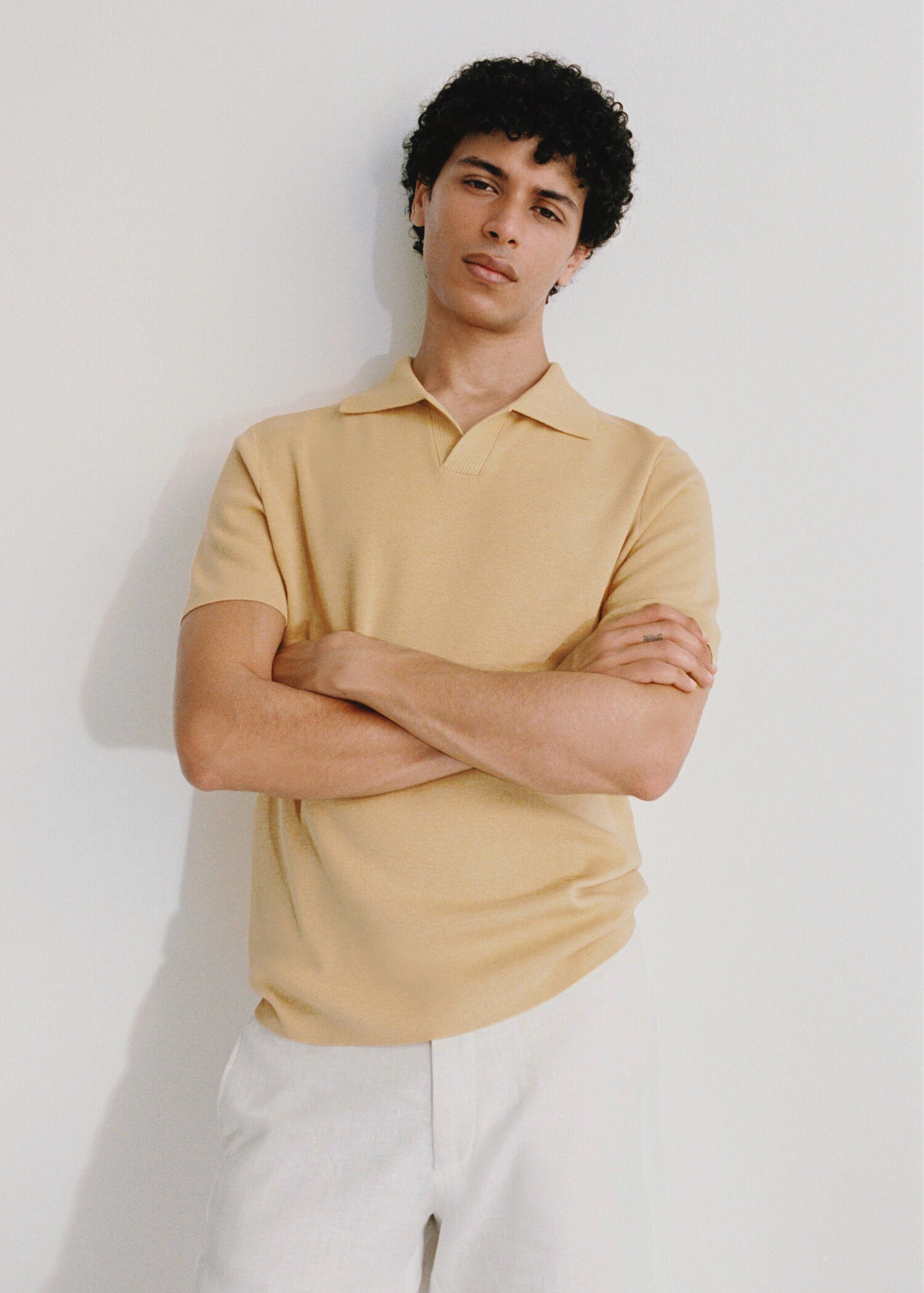 Polo maille coton texturé - Détail de l'article 3