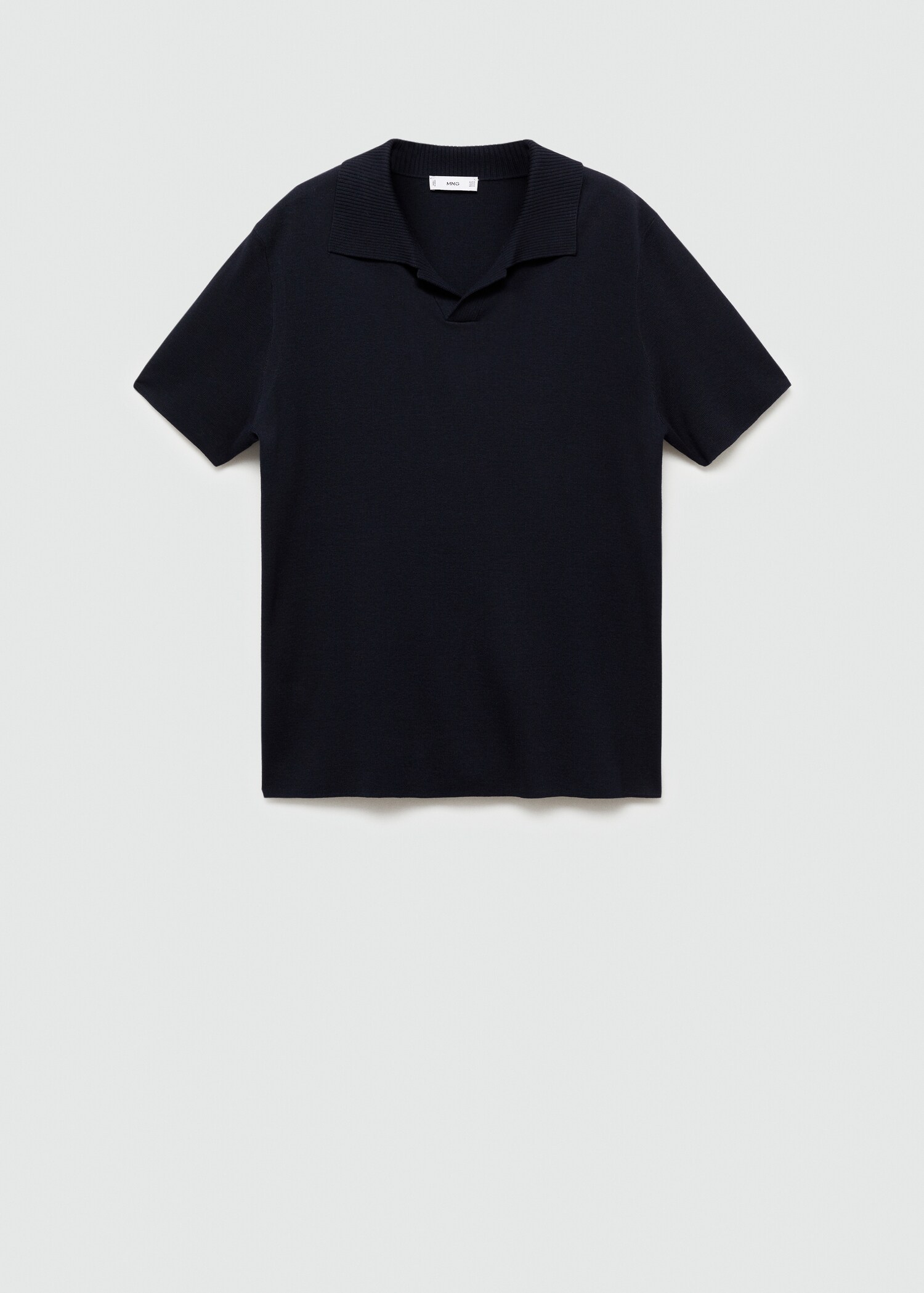 Polo maille coton texturé - Article sans modèle