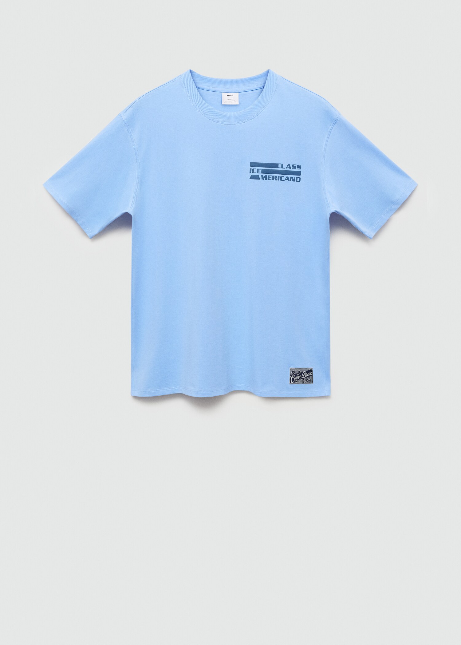 Gemustertes T-Shirt aus 100 % Baumwolle - Artikel ohne Model