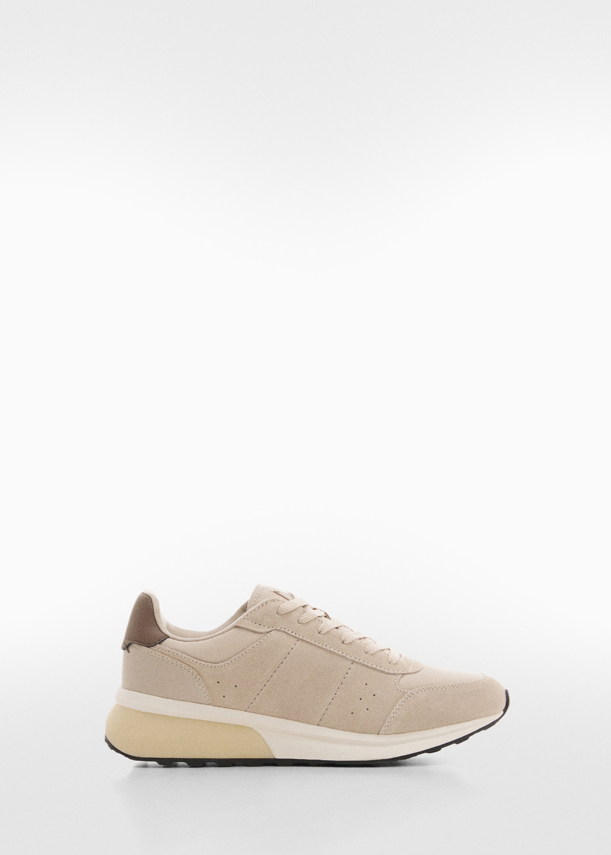 Kombinierte Leder-Sneakers - Artikel ohne Model