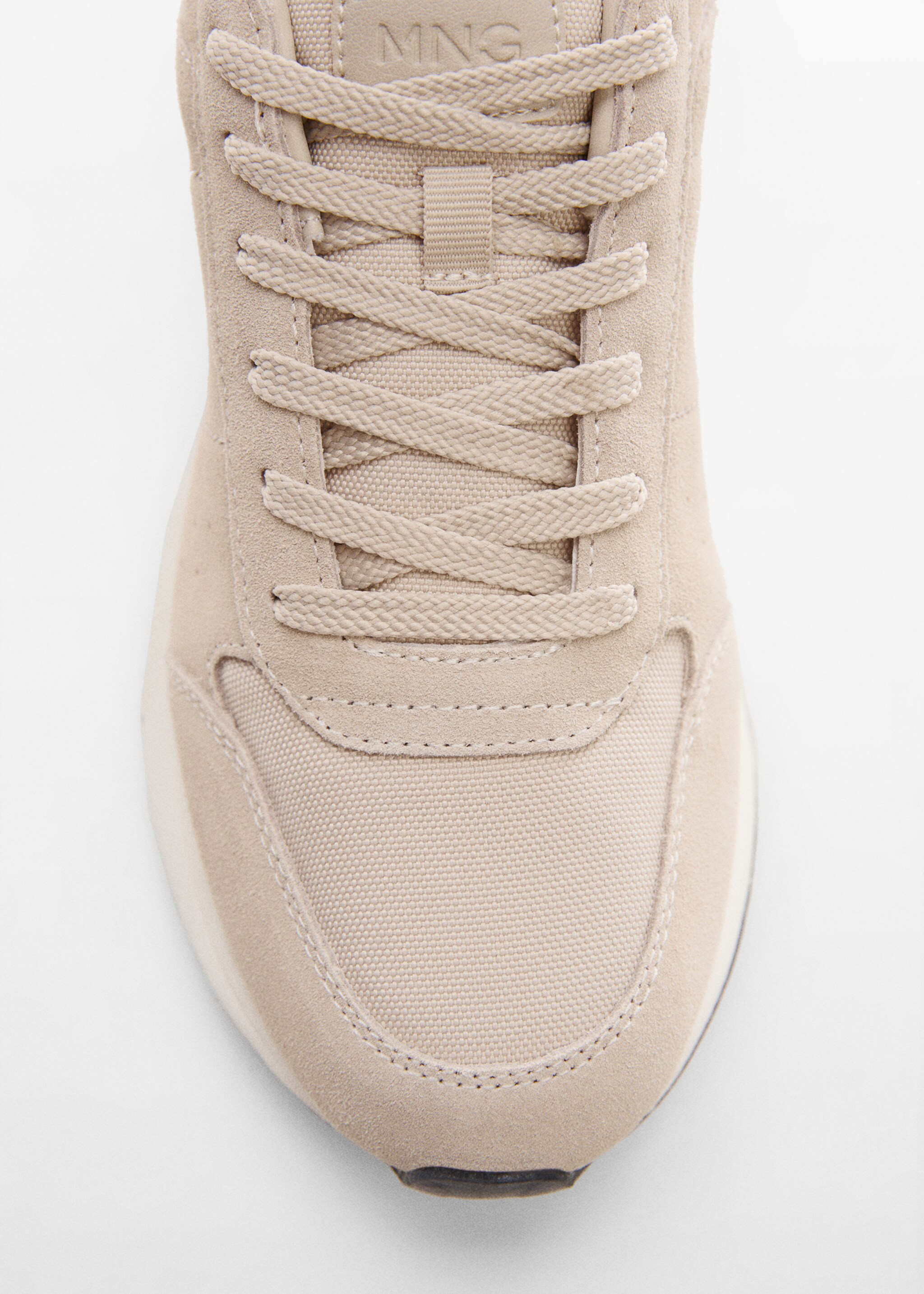 Kombinierte Leder-Sneakers - Detail des Artikels 2