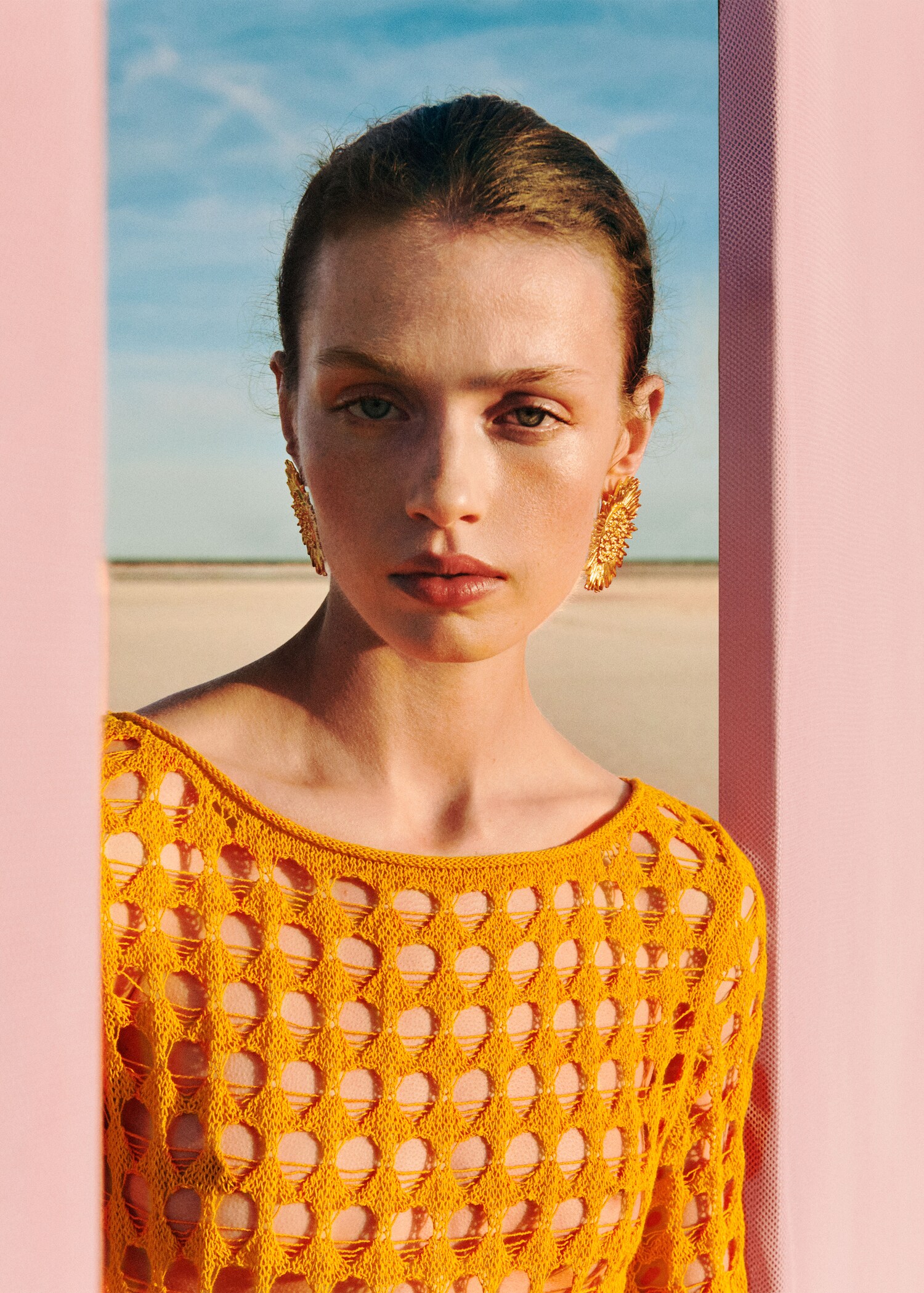 Boucles d'oreilles maxi fleur - Détail de l'article 9