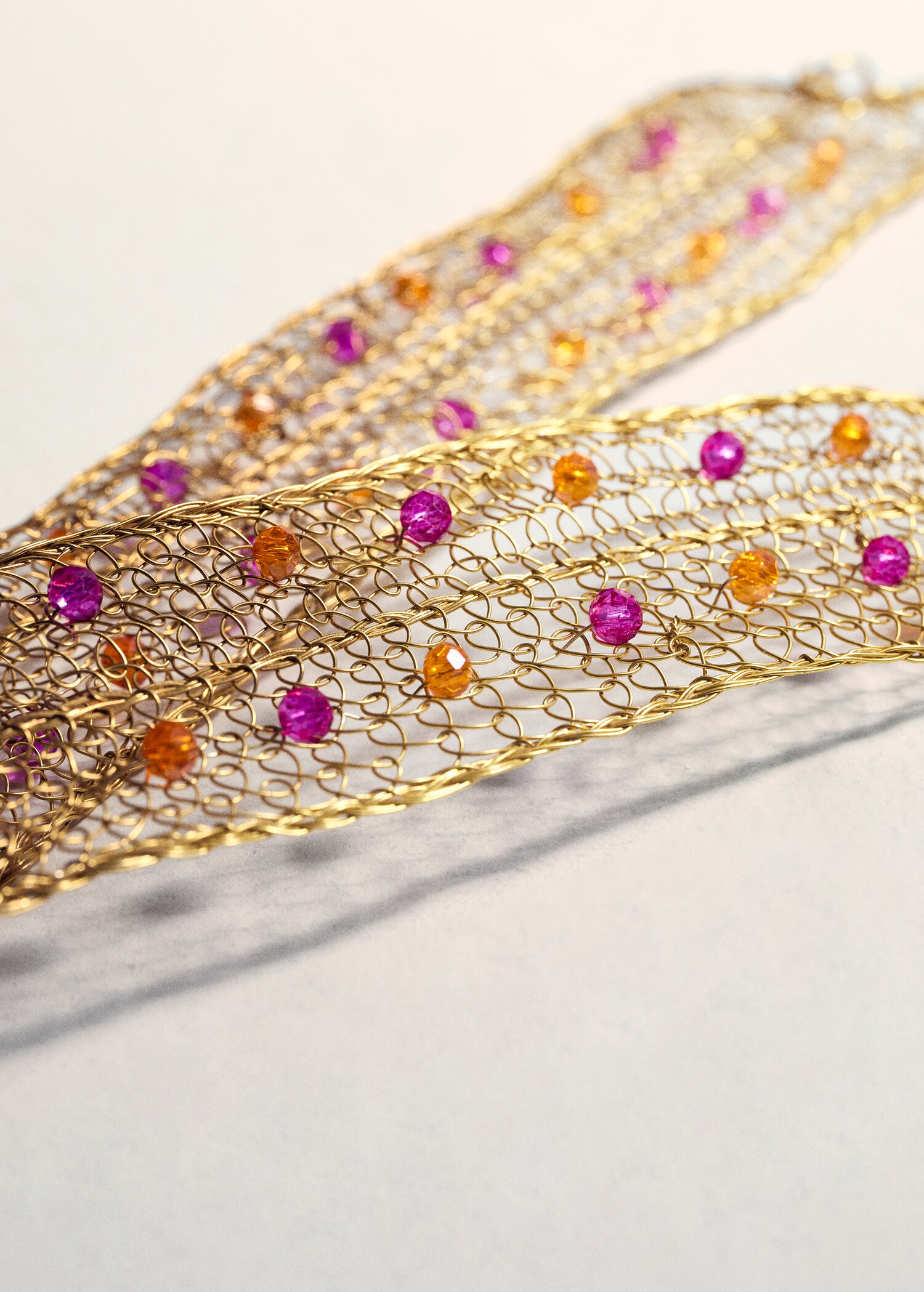 Choker malla metálica cristales - Detalle del artículo 5