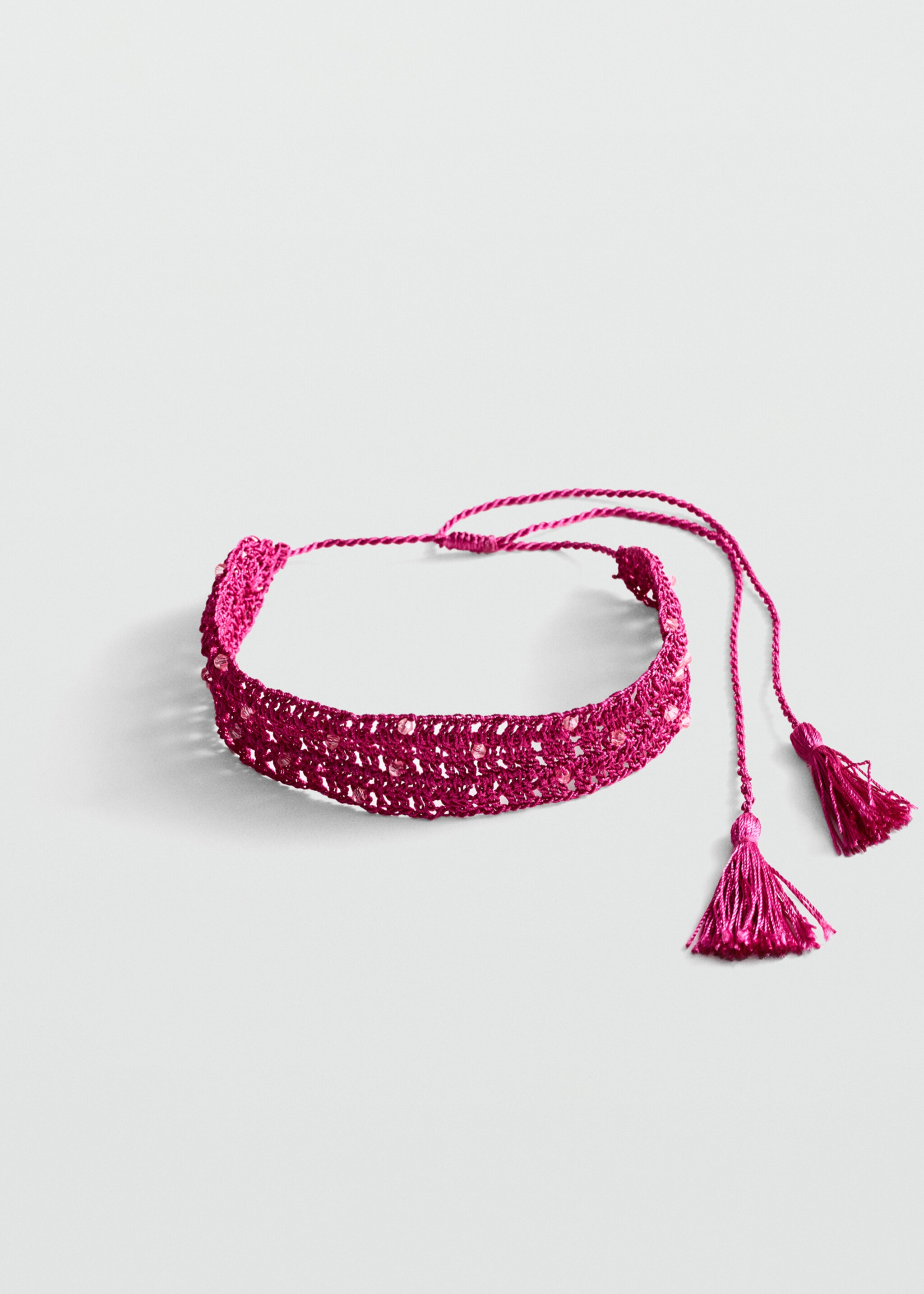 Choker-Halskette mit Kristallsteinen - Artikel ohne Model