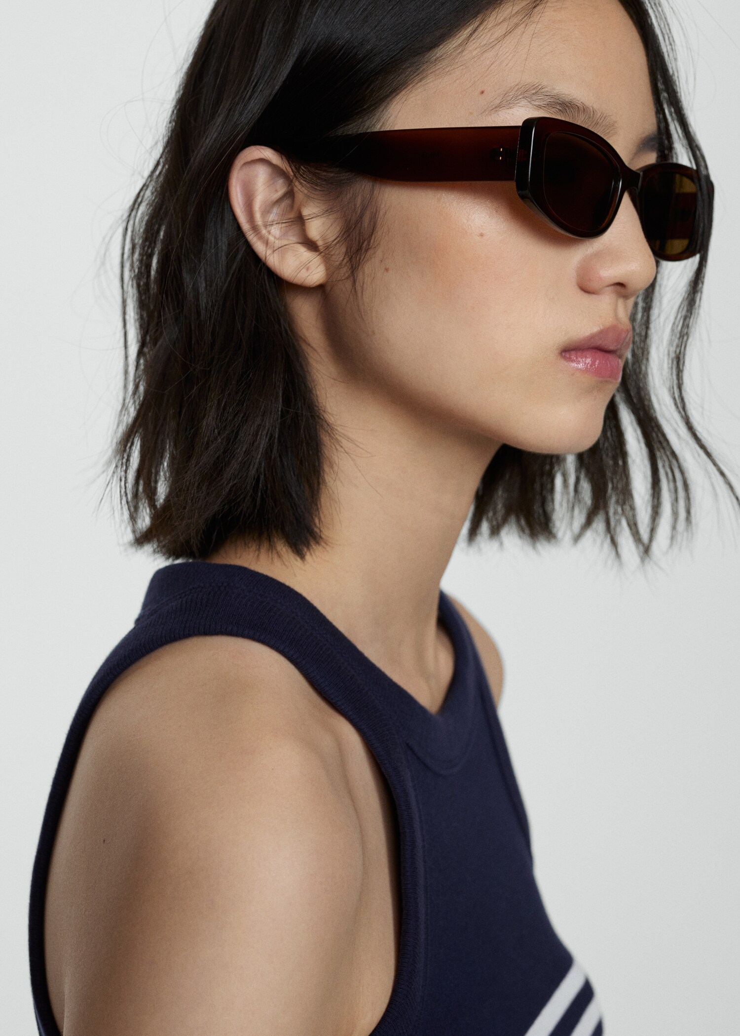 Stripe-print top - Details of the article 1