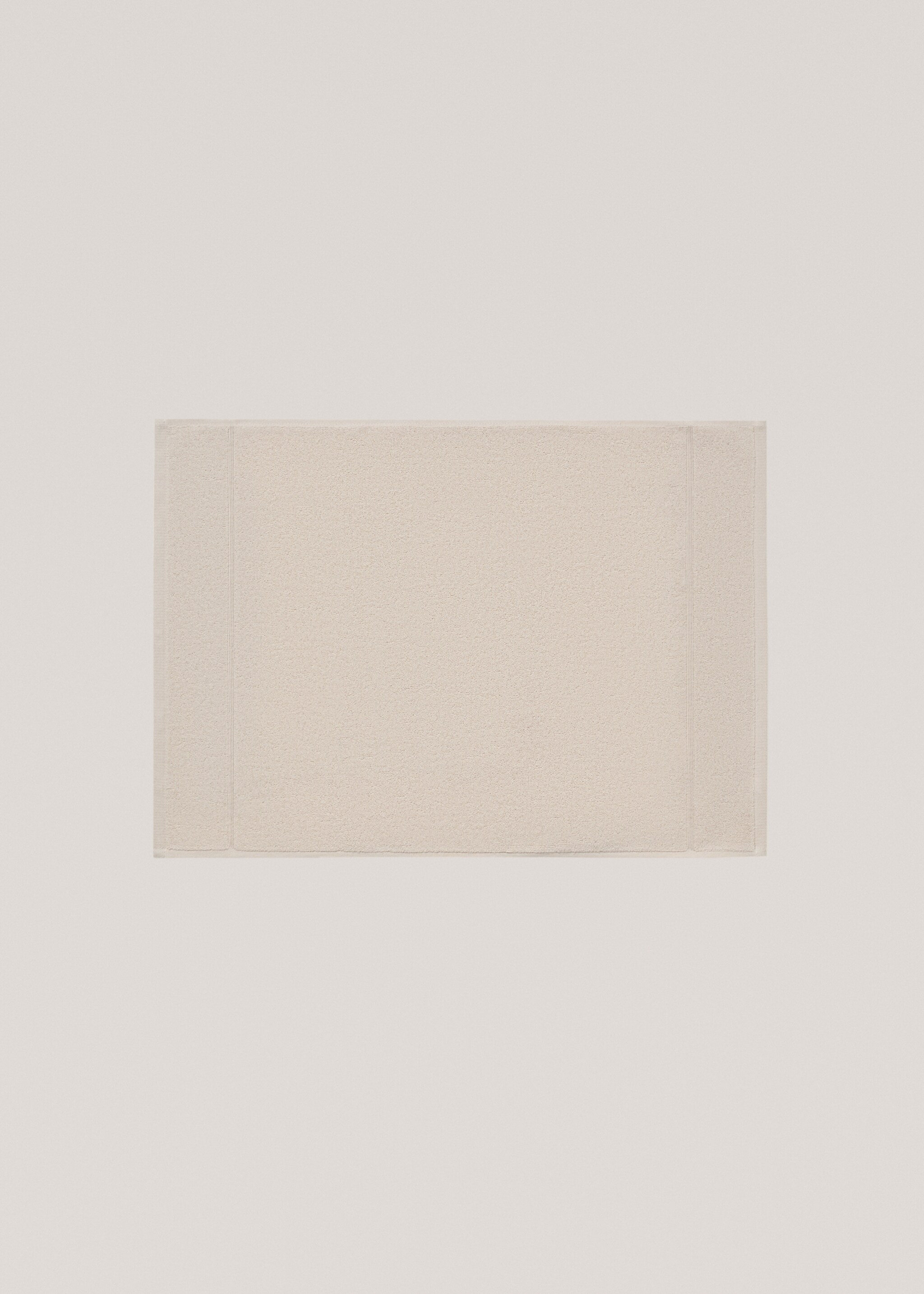 Tapis de bain coton - Article sans modèle, Beige. Ref: 77040634-00.