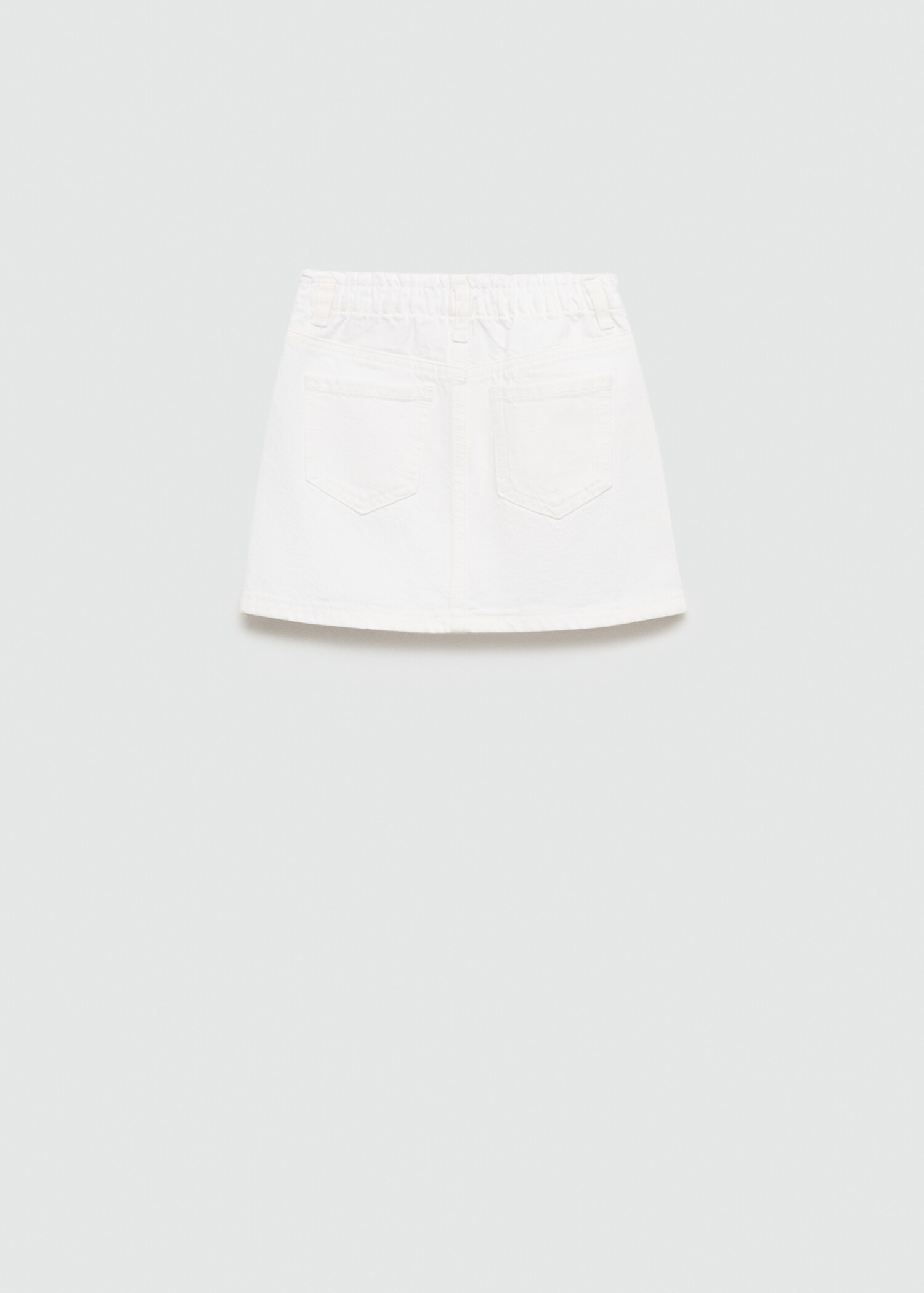 Denim paperbag rok - Achterkant van het artikel