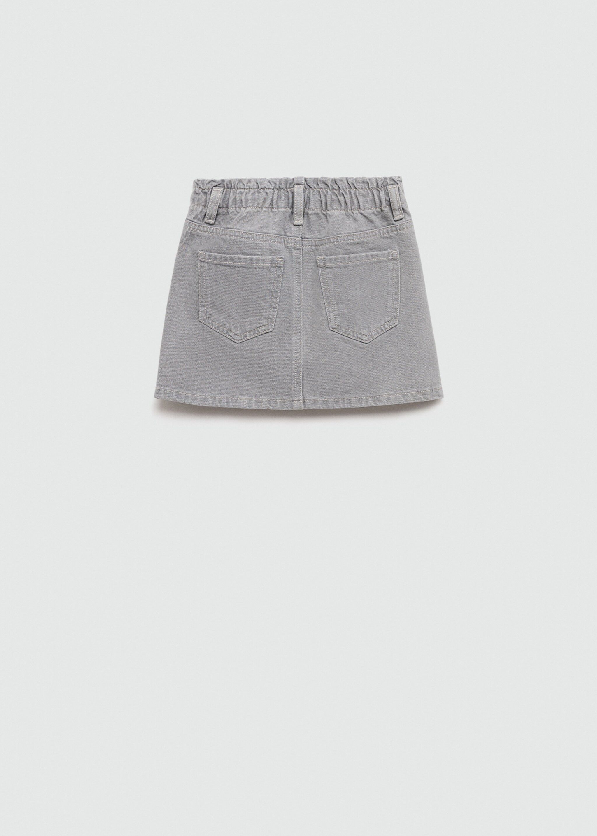 Falda denim paperbag - Reverso del artículo