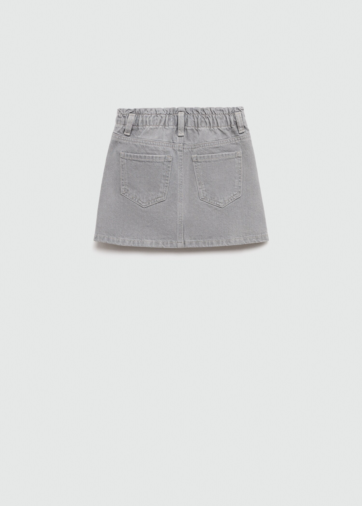 Denim paperbag rok - Achterkant van het artikel