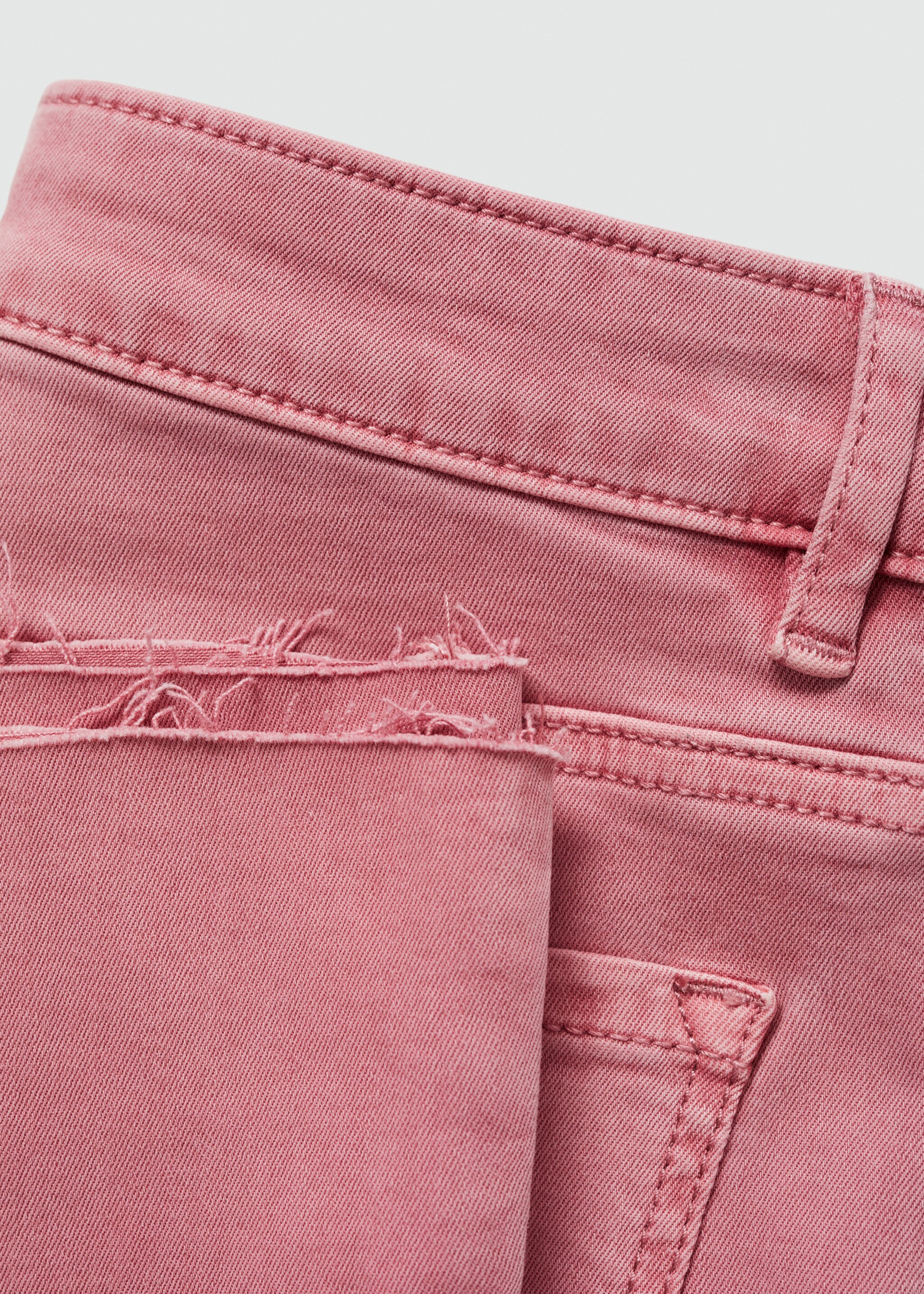 Jeans boca de sino crop - Pormenor do artigo 0