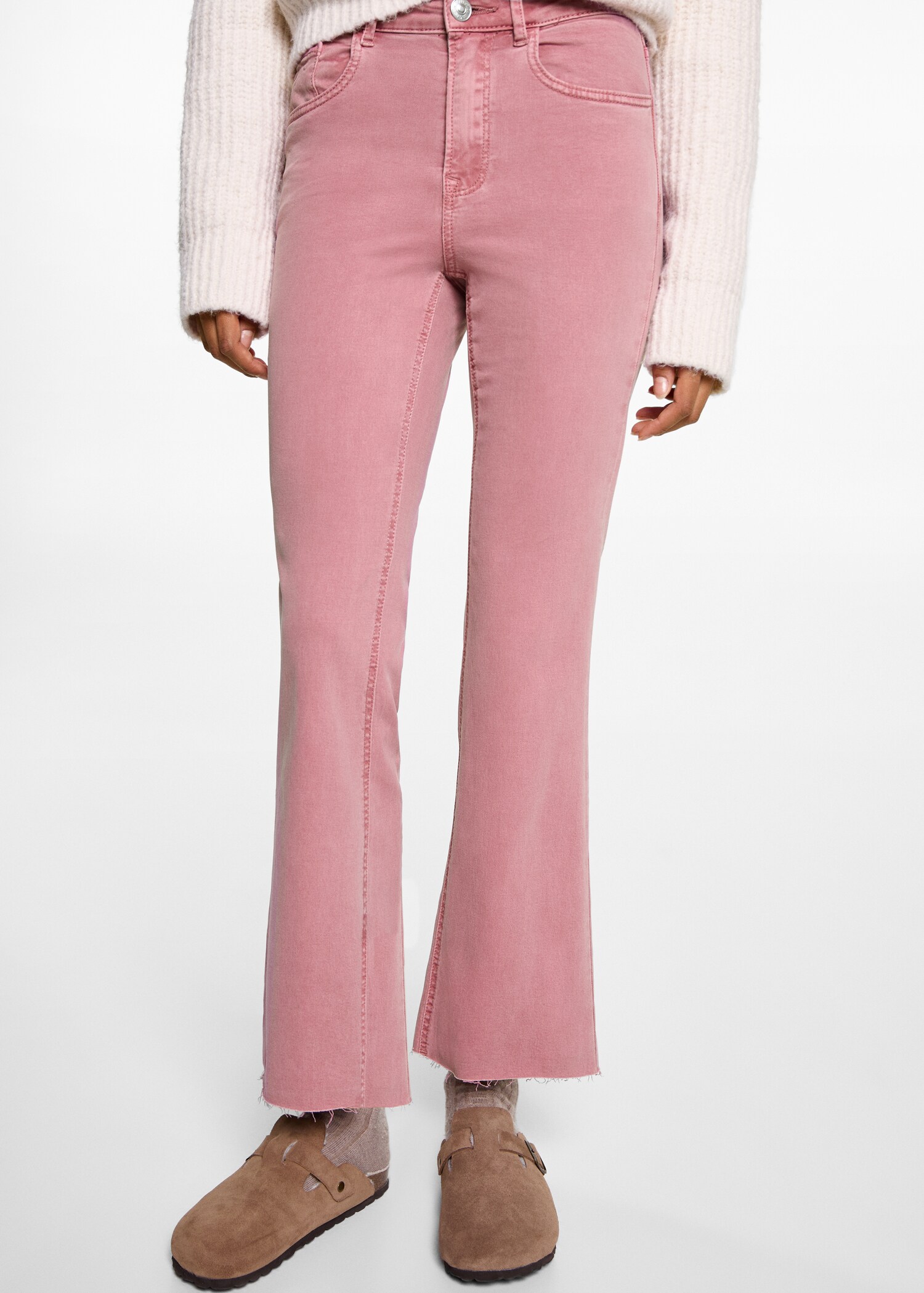Crop flared jeans - Details of the article 6