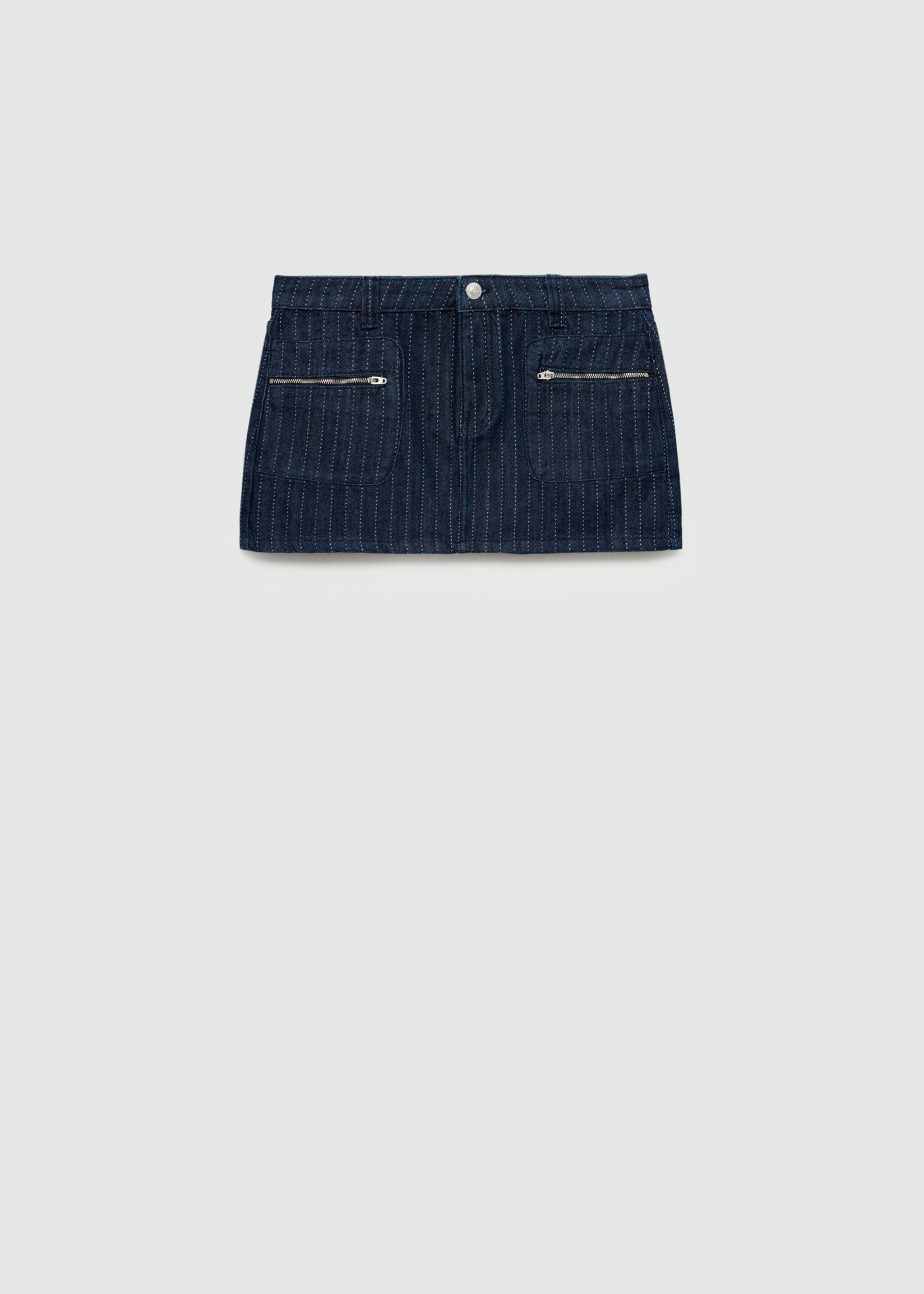 Minikjol i denim sömmar - Artikel utan modell