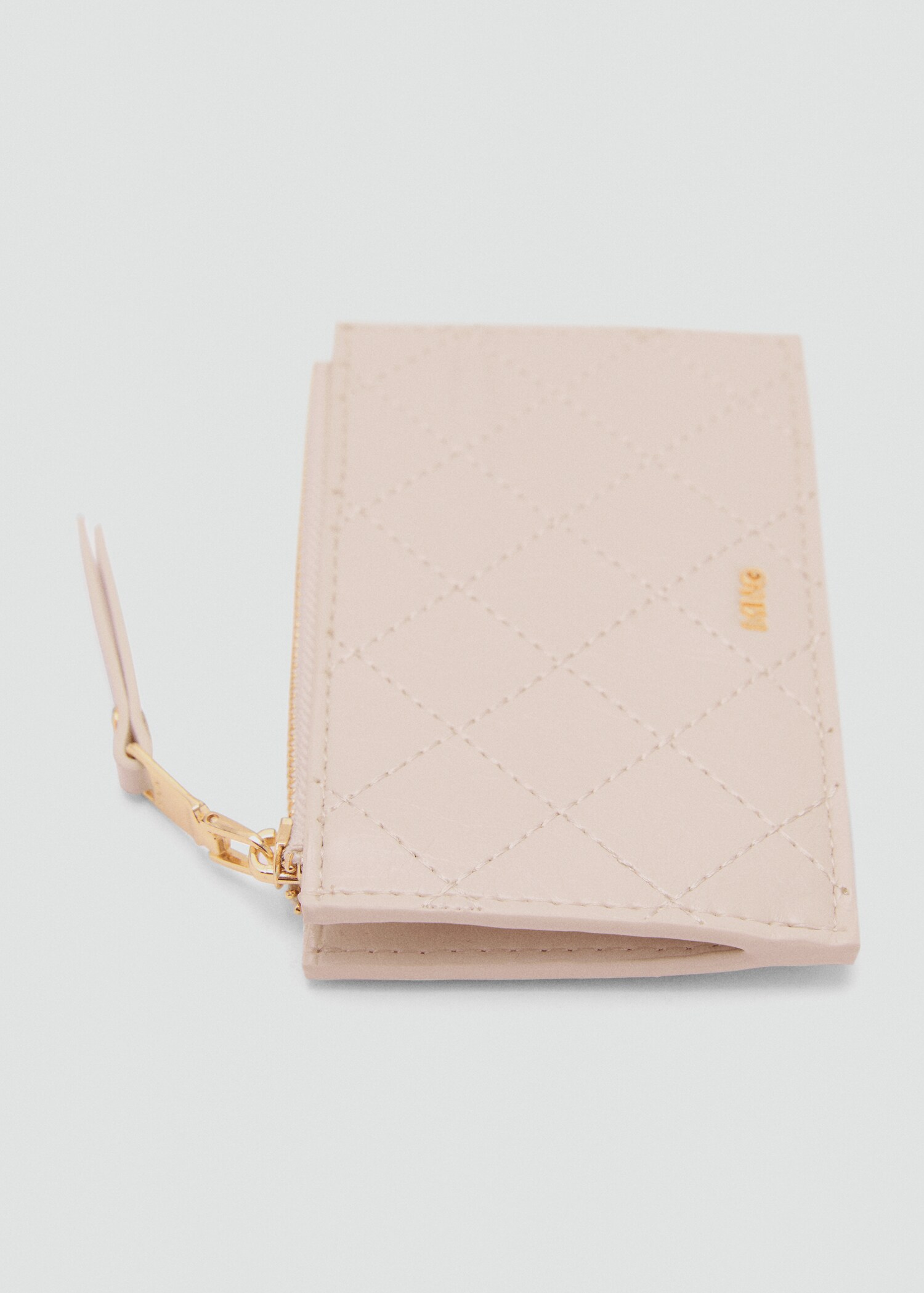 Card holder with decorative stitching - Medium plane
