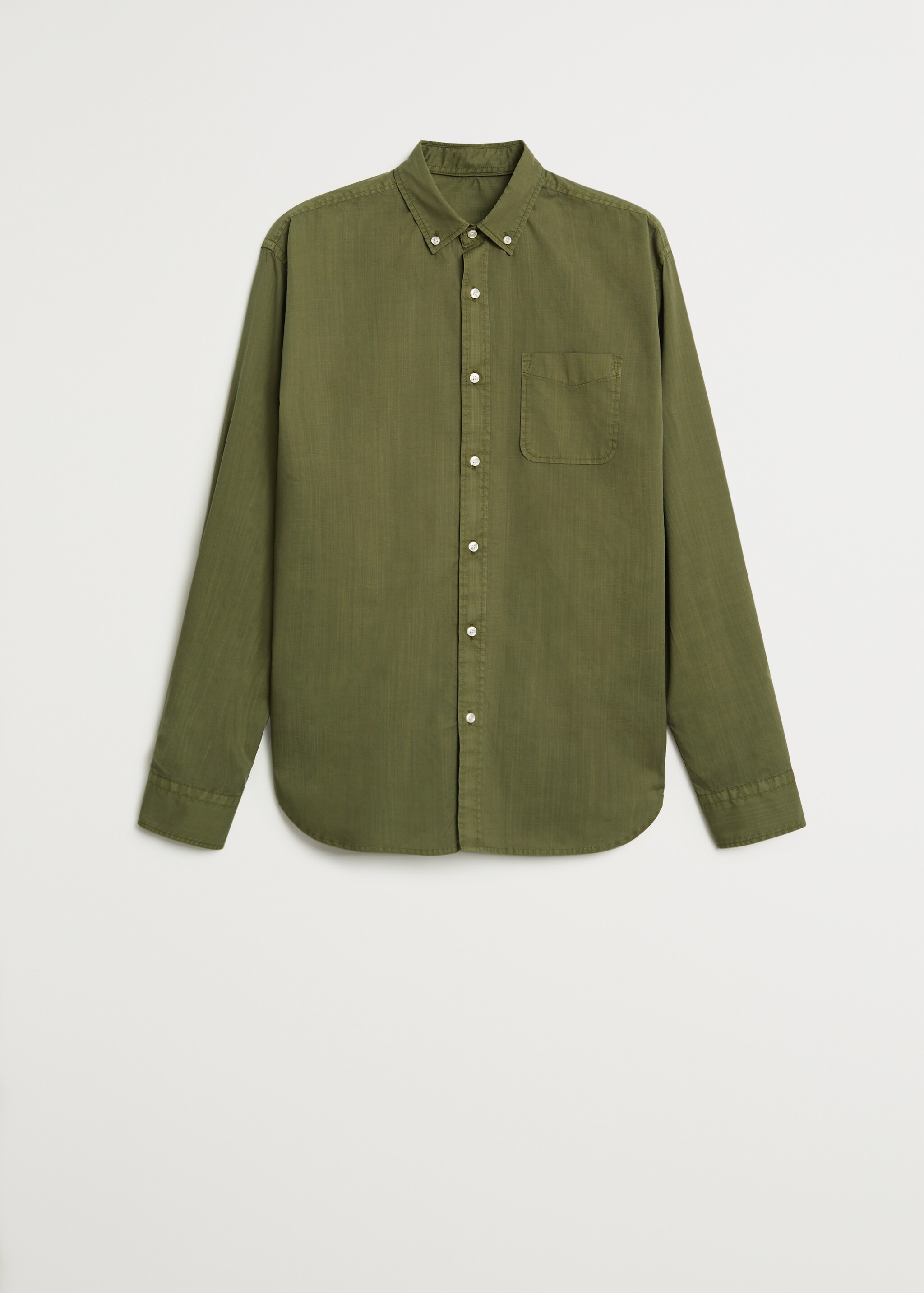 Regular-fit 100% Tencel shirt - Article without model