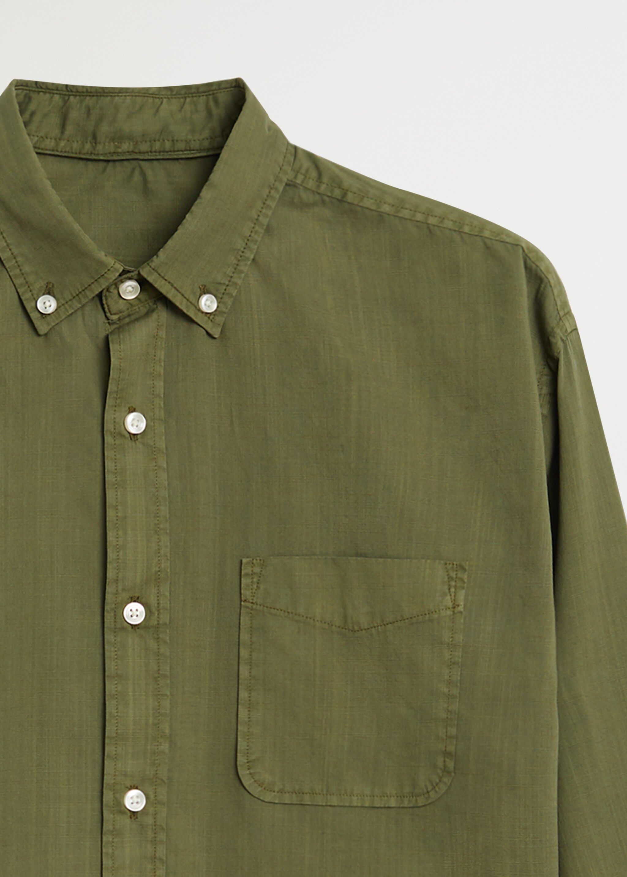 Regular-fit 100% Tencel shirt - Details of the article 8