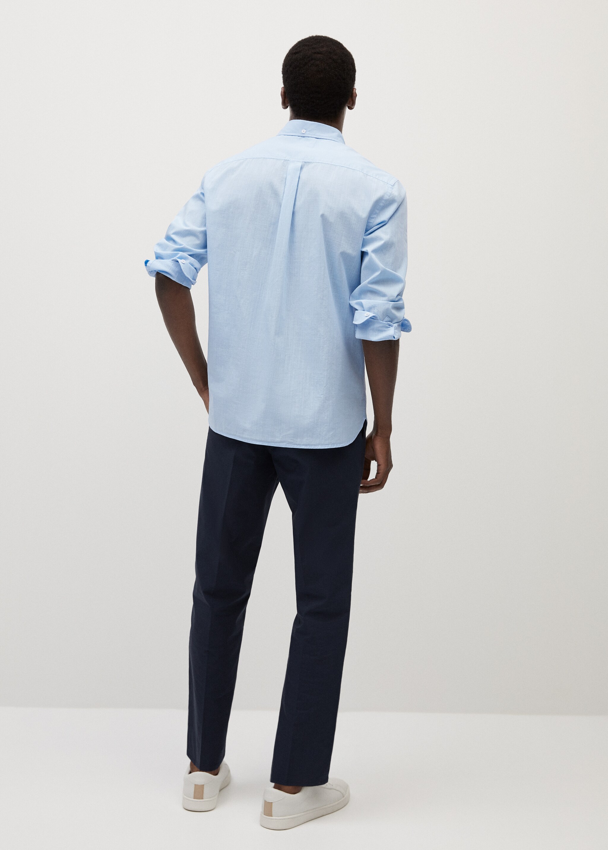 Camisa regular fit 100% tencel - Reverso del artículo