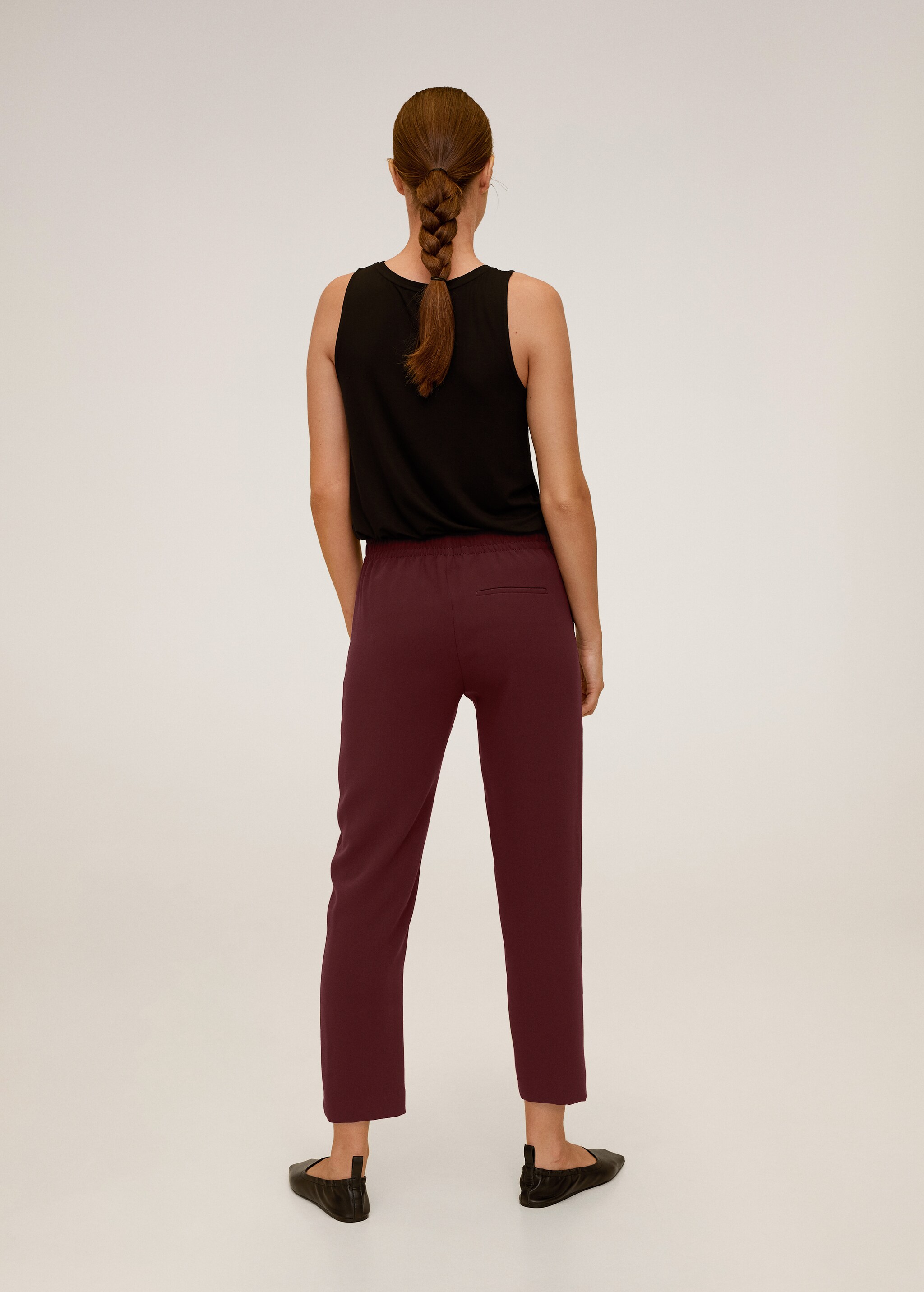 Pantalón recto traje - Reverso del artículo